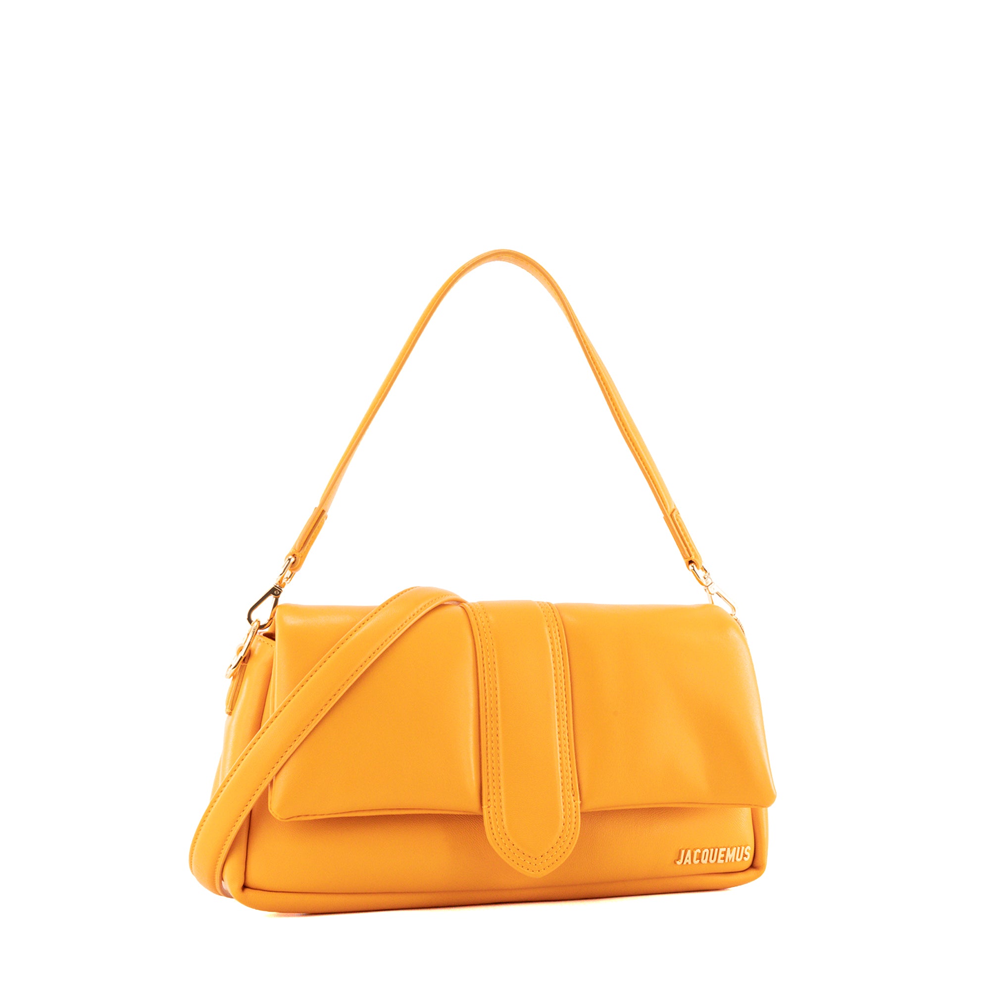JACQUEMUS - Sac à bandoulière Bambimou Jacquemus en cuir lisse orange