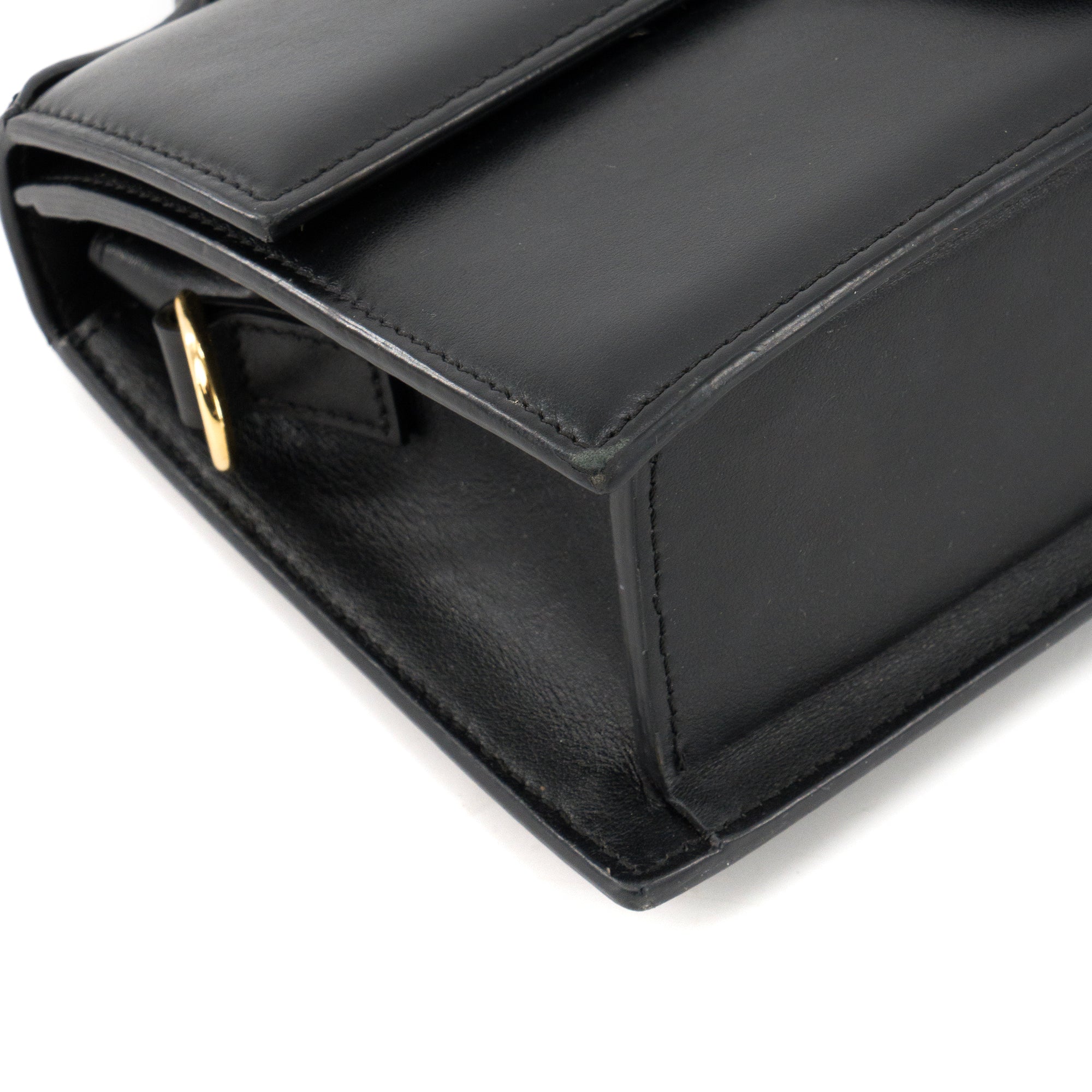 JACQUEMUS - Sac à bandoulière Le Grand Bambino Jacquemus en cuir noir