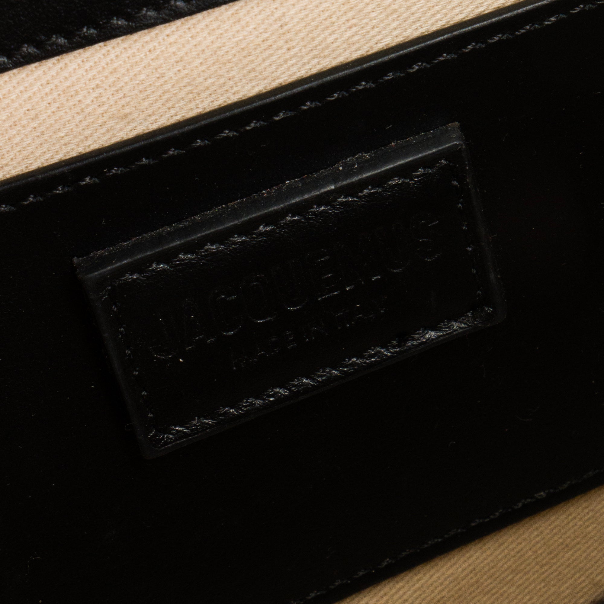 JACQUEMUS - Sac à bandoulière Le Grand Bambino Jacquemus en cuir noir