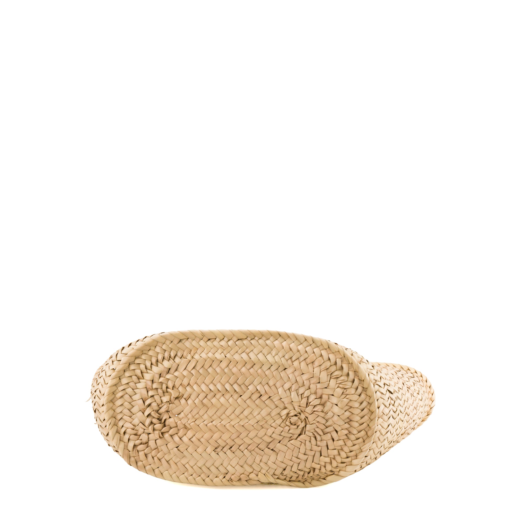 JACQUEMUS - Sac cabas Le Panier Soli Jacquemus en raphia et cuir jaune