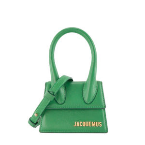 JACQUEMUS - Sac à bandoulière Chiquito Mini Jacquemus en cuir lisse vert