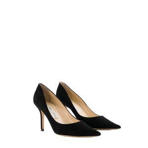 JIMMY CHOO - Escarpins Agnes Jimmy Choo en suède noir (T38)