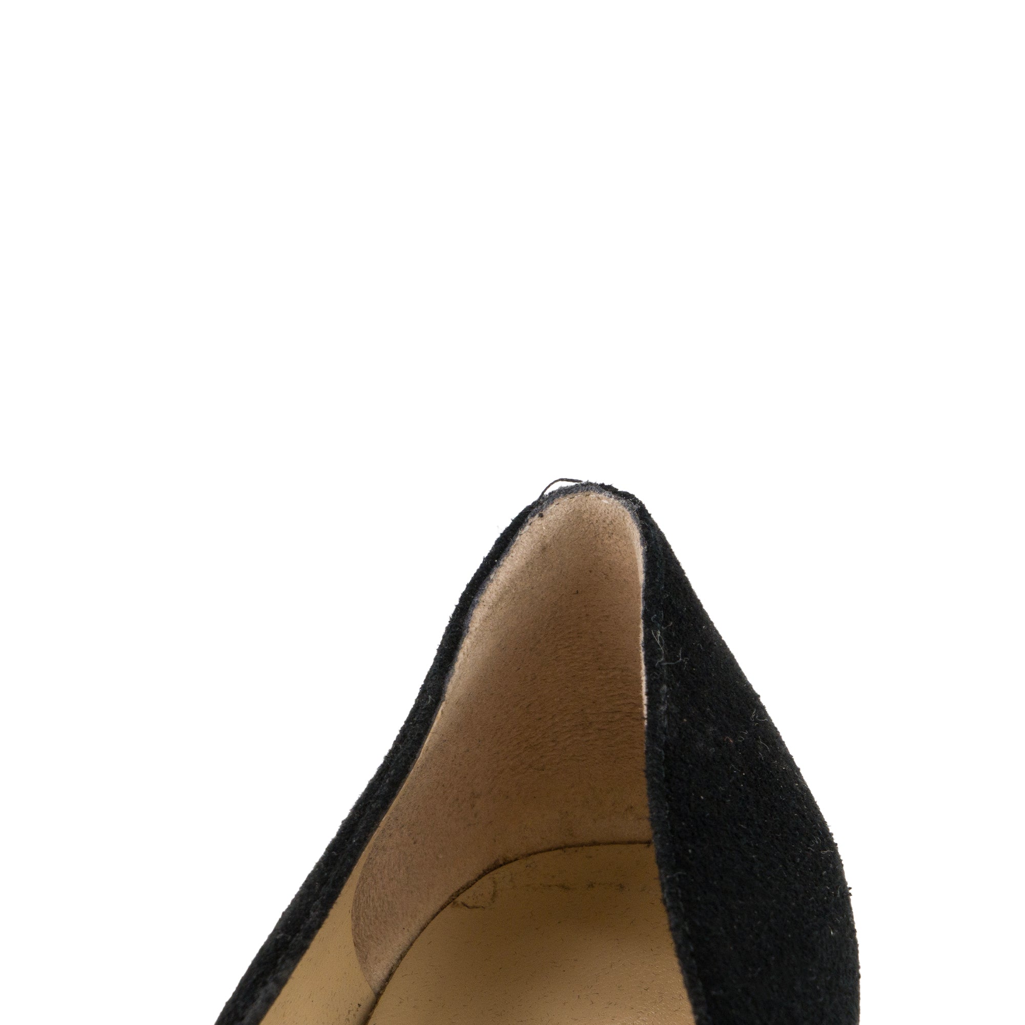 JIMMY CHOO - Escarpins Agnes Jimmy Choo en suède noir (T38)