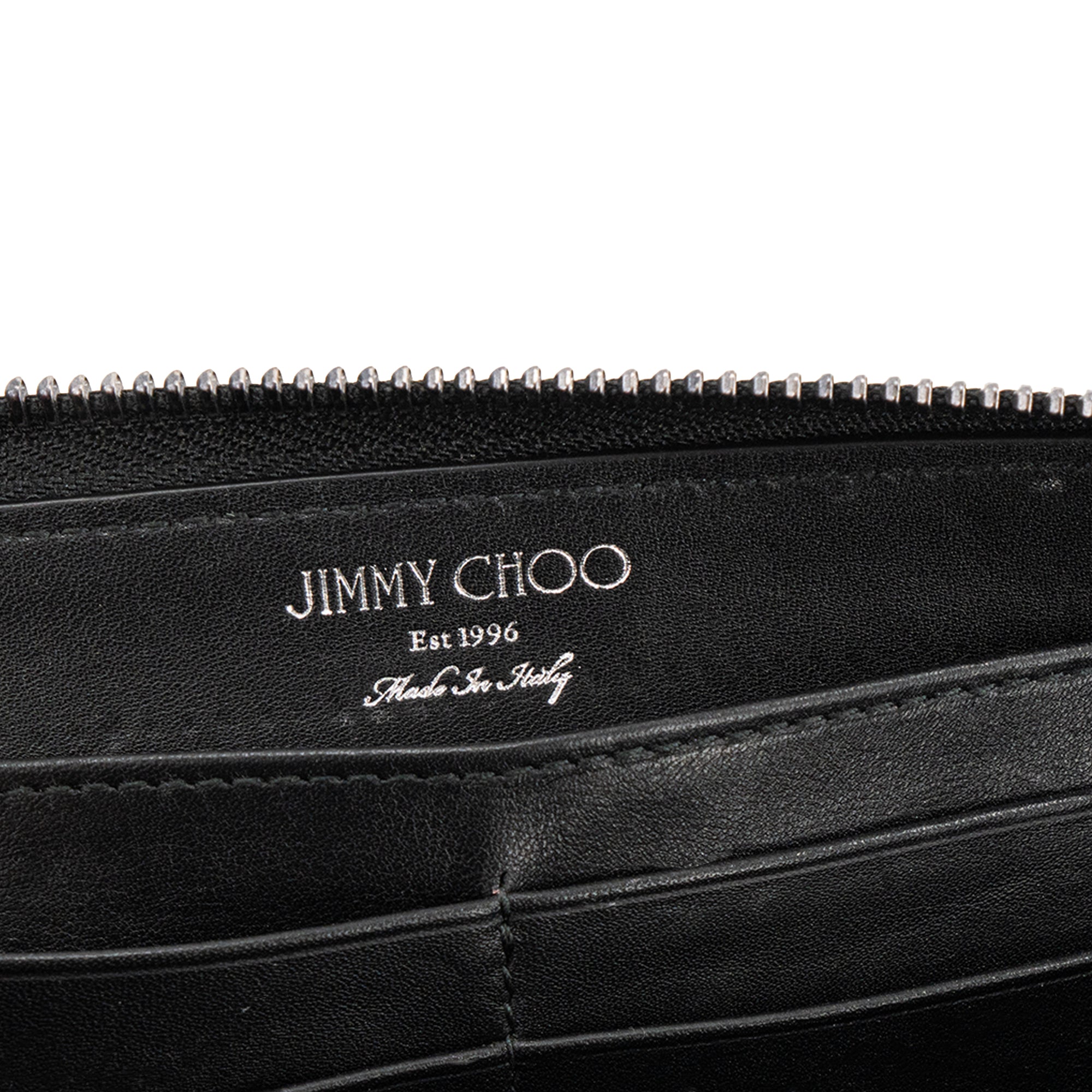 JIMMY CHOO - Portefeuille Filipa Jimmy Choo en cuir blanc