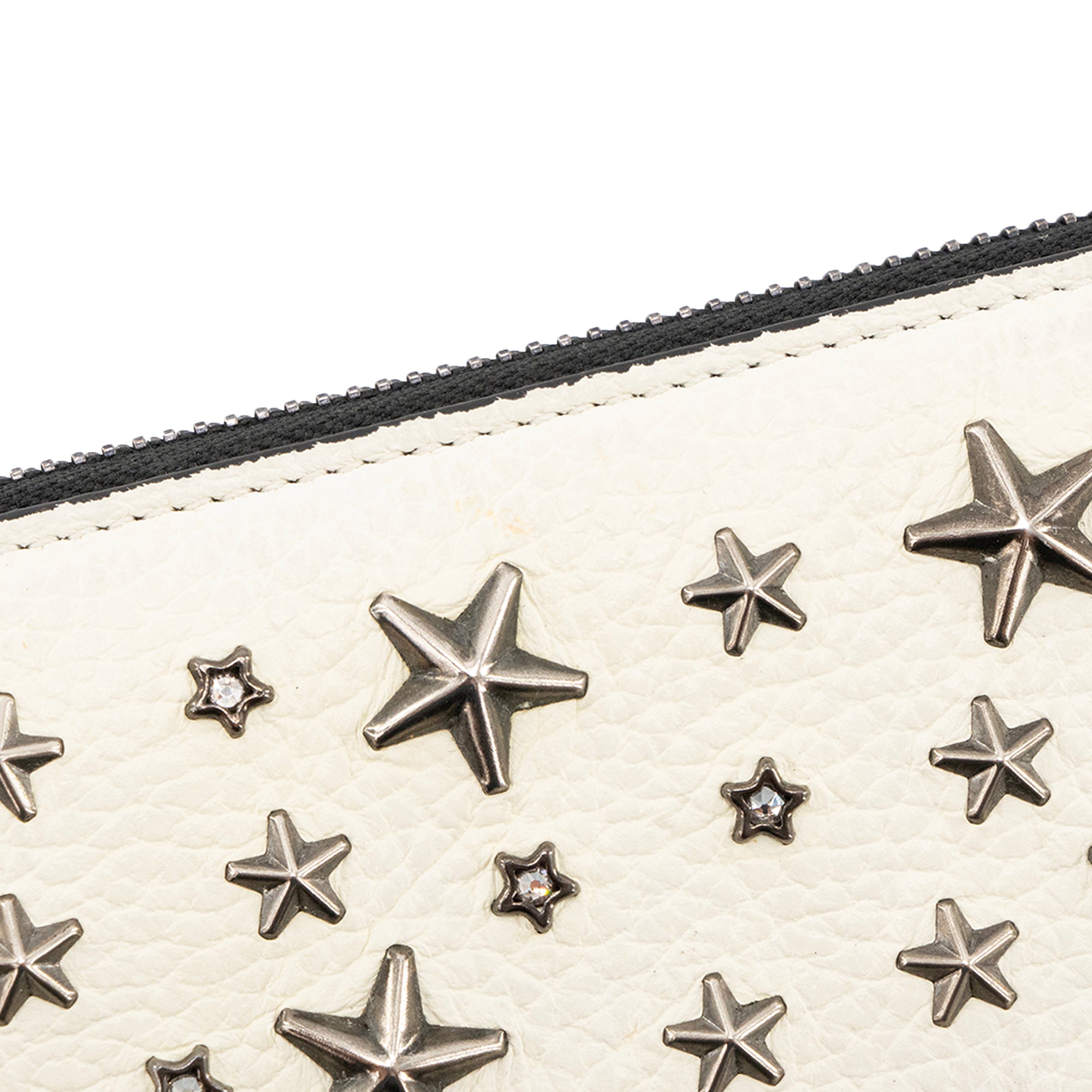 JIMMY CHOO - Portefeuille Filipa Jimmy Choo en cuir blanc