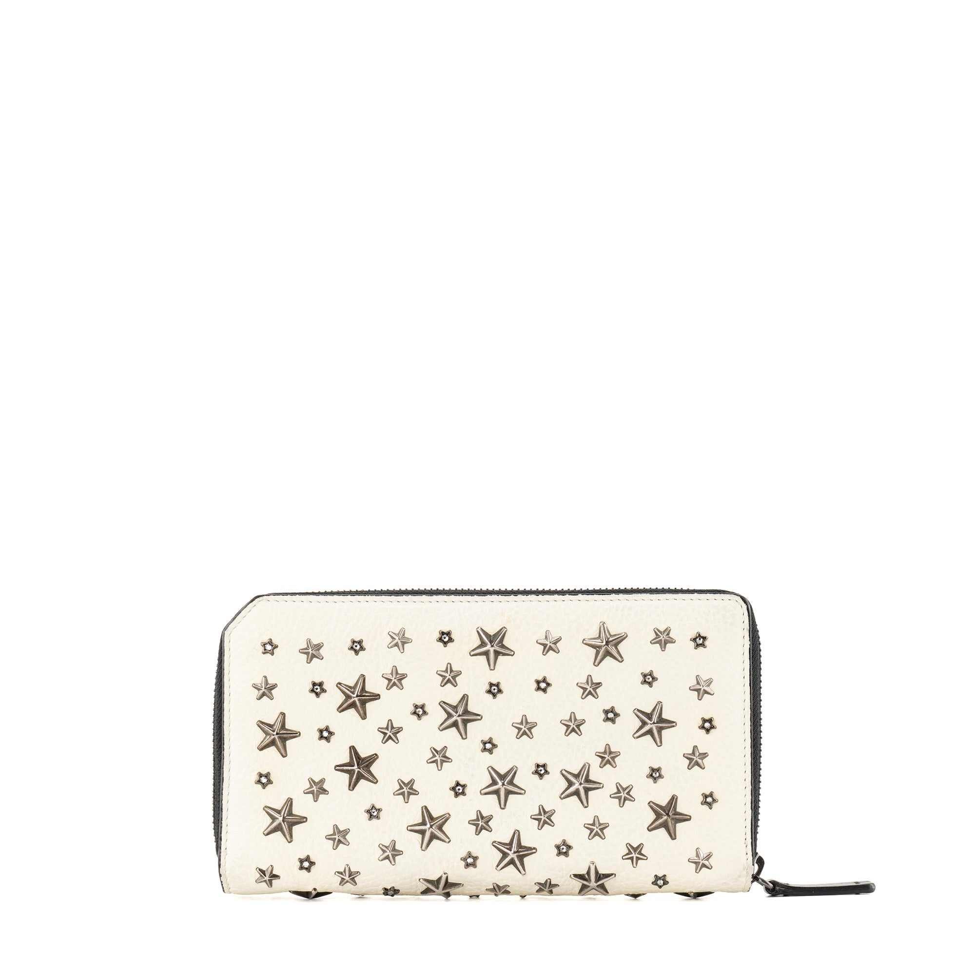 JIMMY CHOO - Portefeuille Filipa Jimmy Choo en cuir blanc