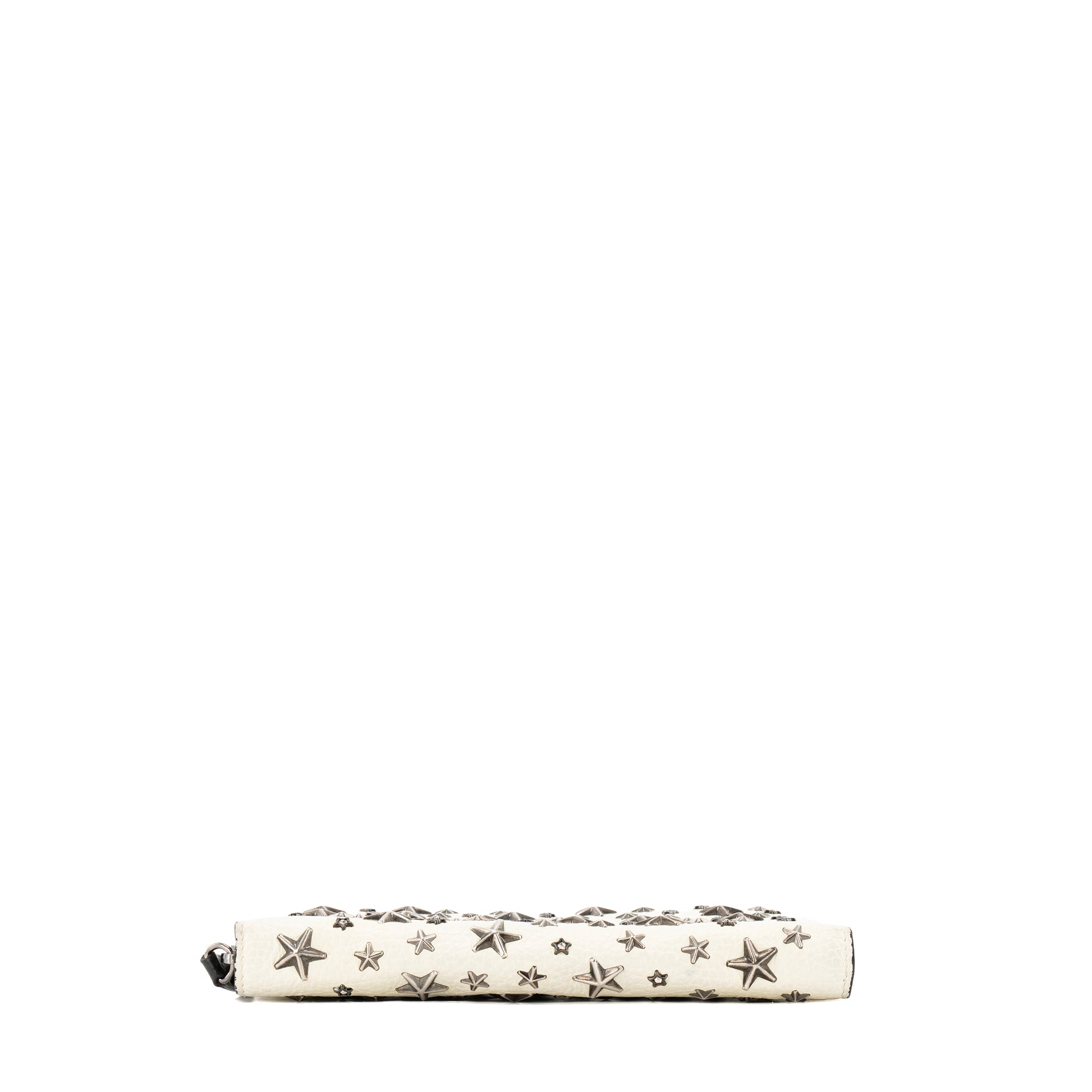 JIMMY CHOO - Portefeuille Filipa Jimmy Choo en cuir blanc