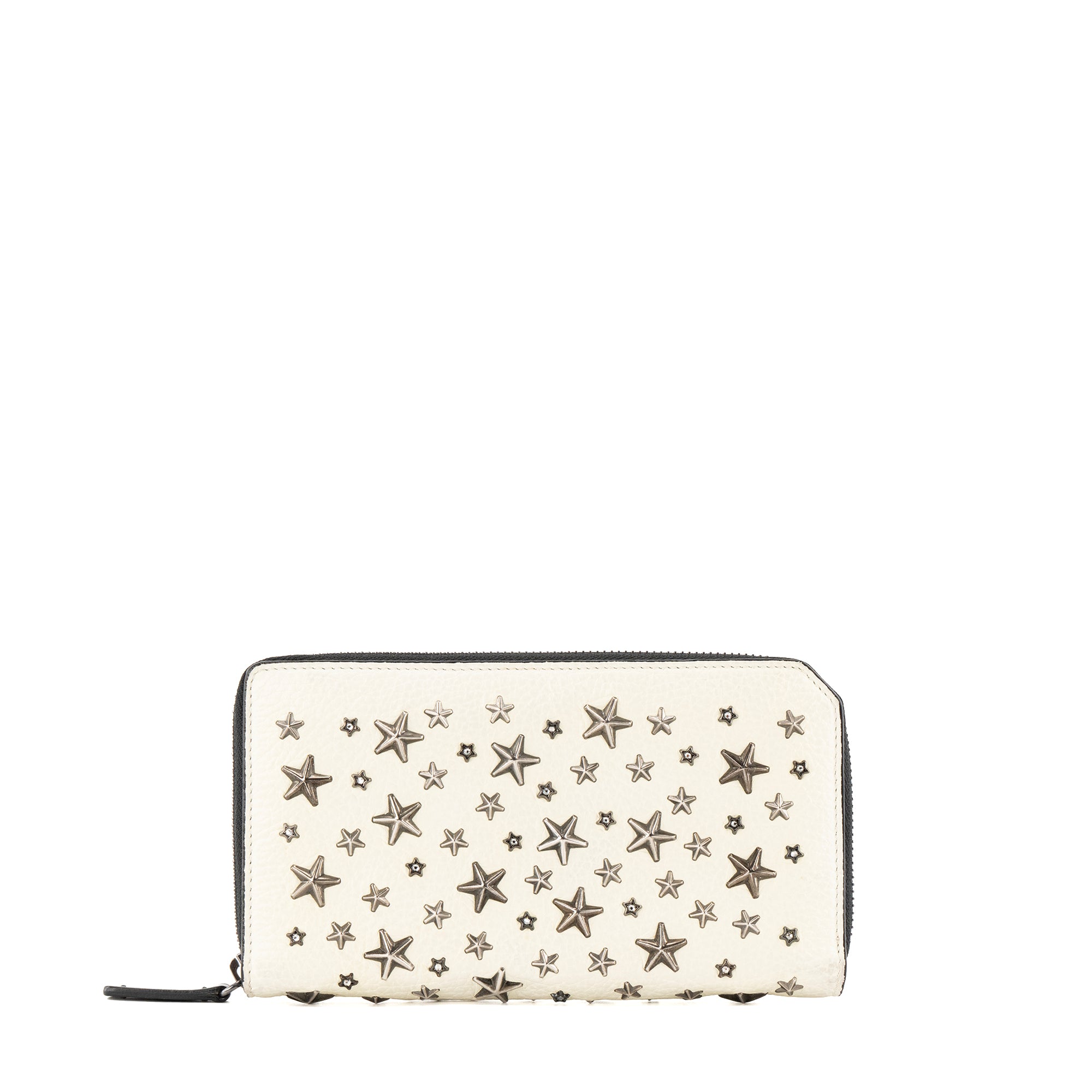 JIMMY CHOO - Portefeuille Filipa Jimmy Choo en cuir blanc