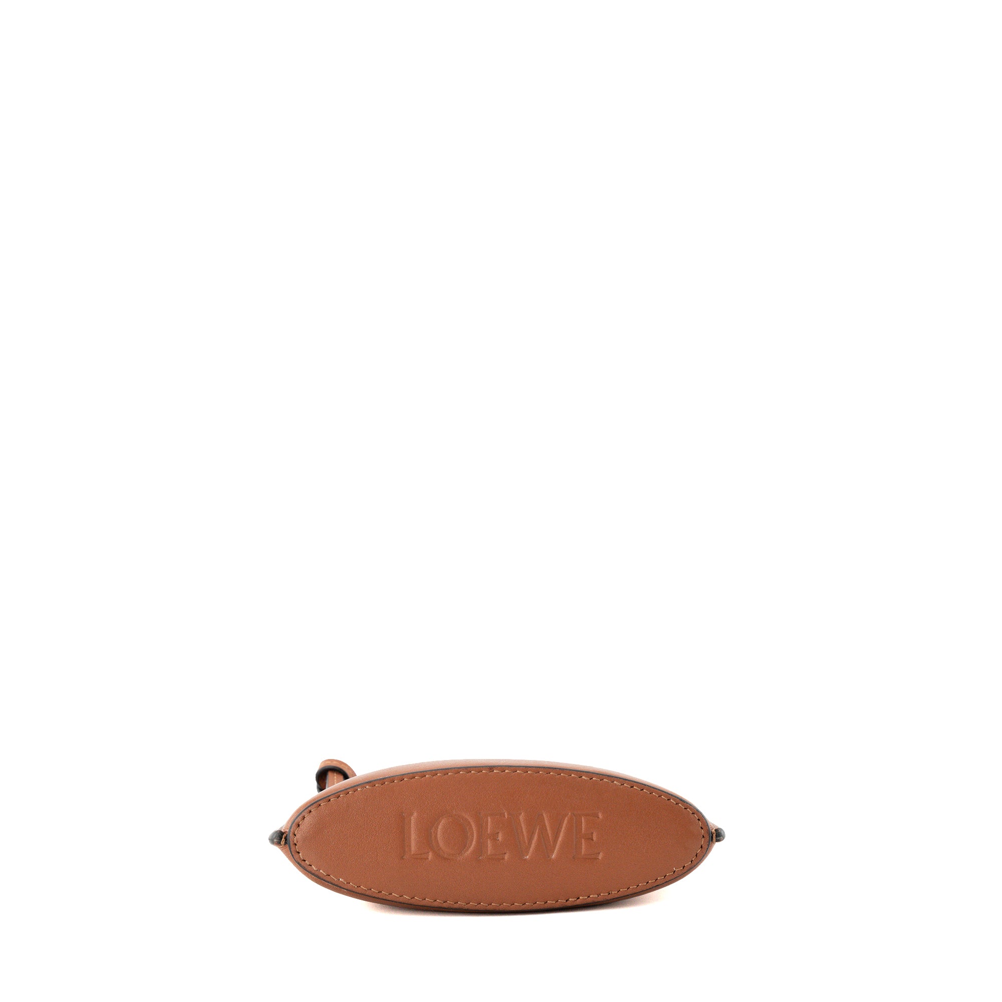 LOEWE - Sac à bandoulière Dice Pocket Loewe en cuir lisse marron