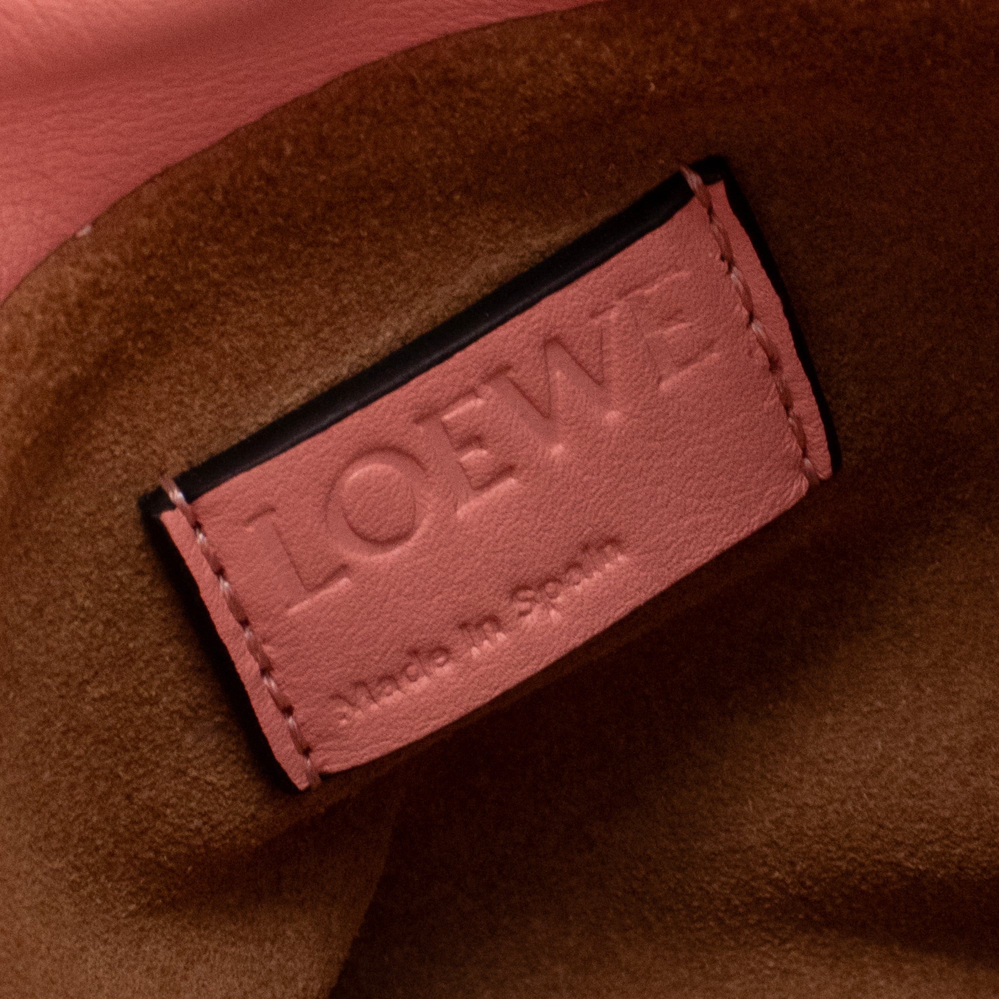 LOEWE - Sac à bandoulière Flamenco Loewe en cuir rose