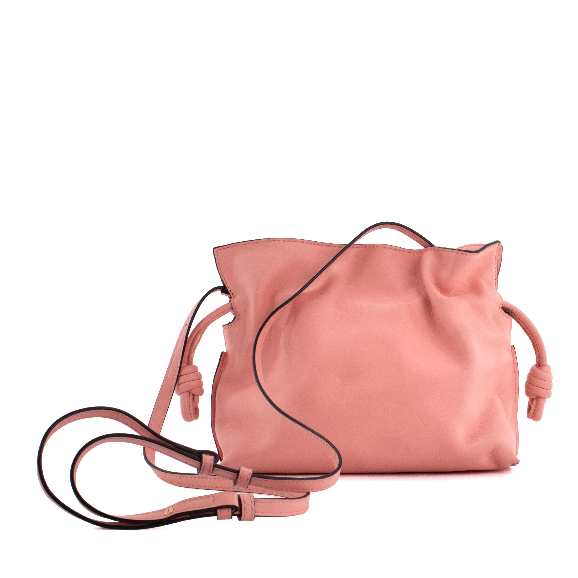 LOEWE - Sac à bandoulière Flamenco Loewe en cuir rose