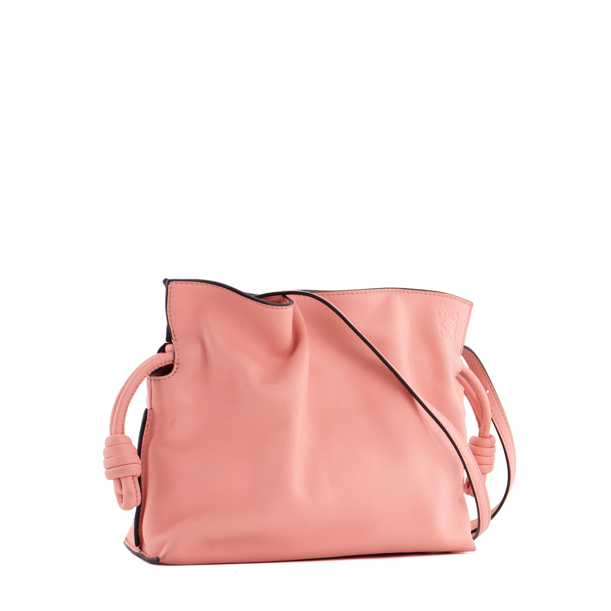 LOEWE - Sac à bandoulière Flamenco Loewe en cuir rose