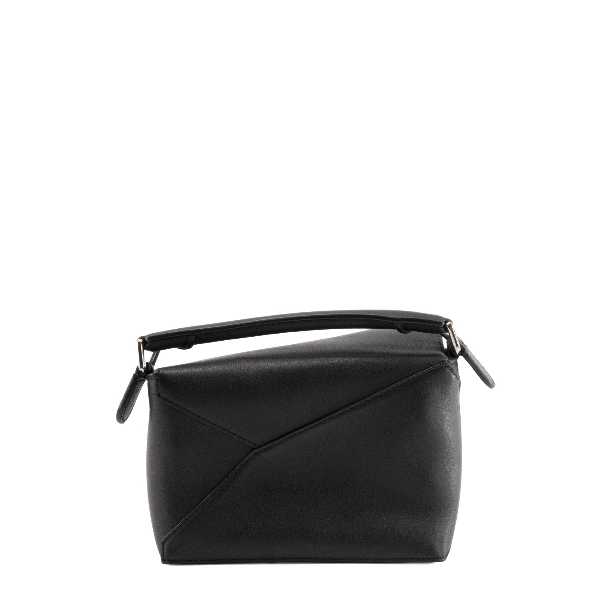 LOEWE - Loewe Mini Puzzle Crossbody Bag in Black Grained Leather