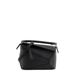LOEWE - Sac à bandoulière Puzzle Mini Loewe en cuir grainé noir