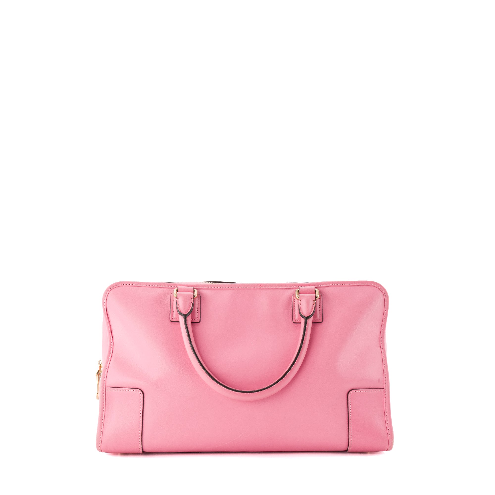 LOEWE - Sac à main Amazona Loewe en cuir lisse rose