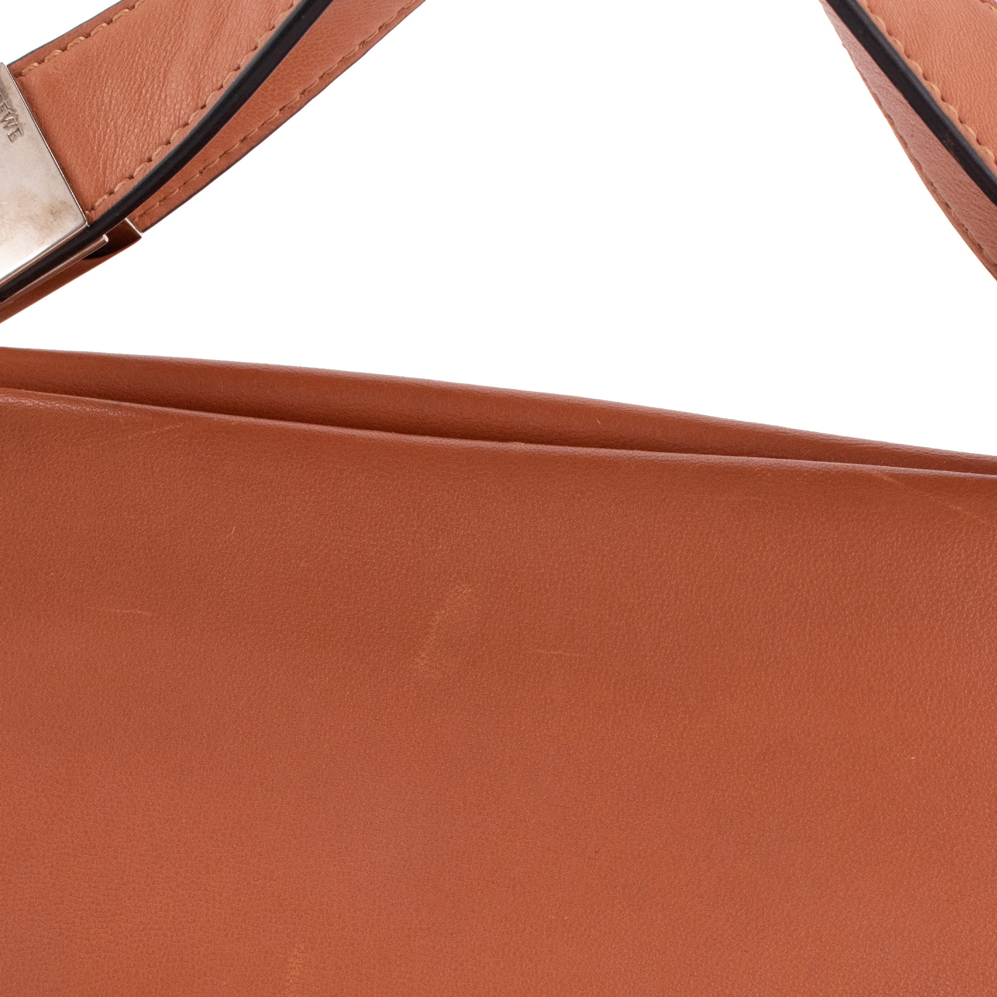 LOEWE - Sac à main Missy Loewe en cuir lisse marron