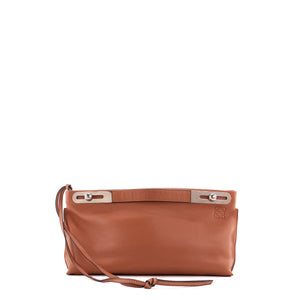 LOEWE - Sac à main Missy Loewe en cuir lisse marron