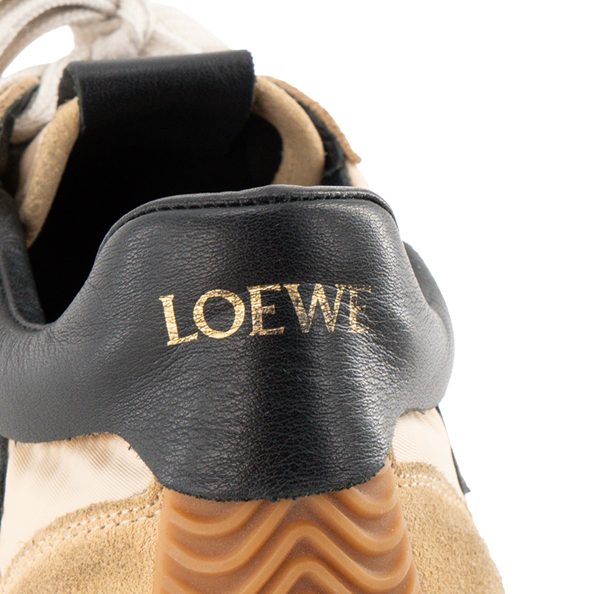 LOEWE - Sneakers Flow Runner 2.0 Loewe en toile et daim beige (T38)