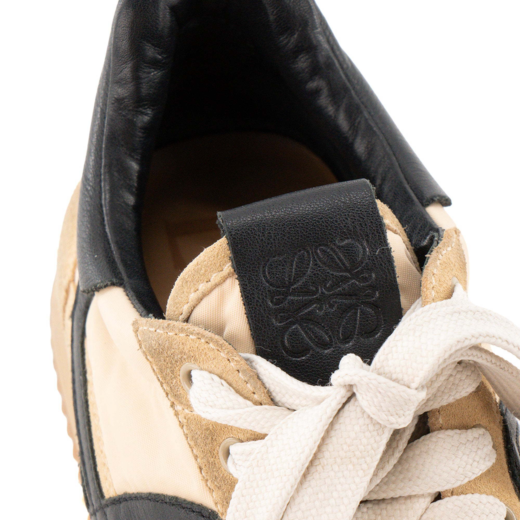 LOEWE - Sneakers Flow Runner 2.0 Loewe en toile et daim beige (T38)