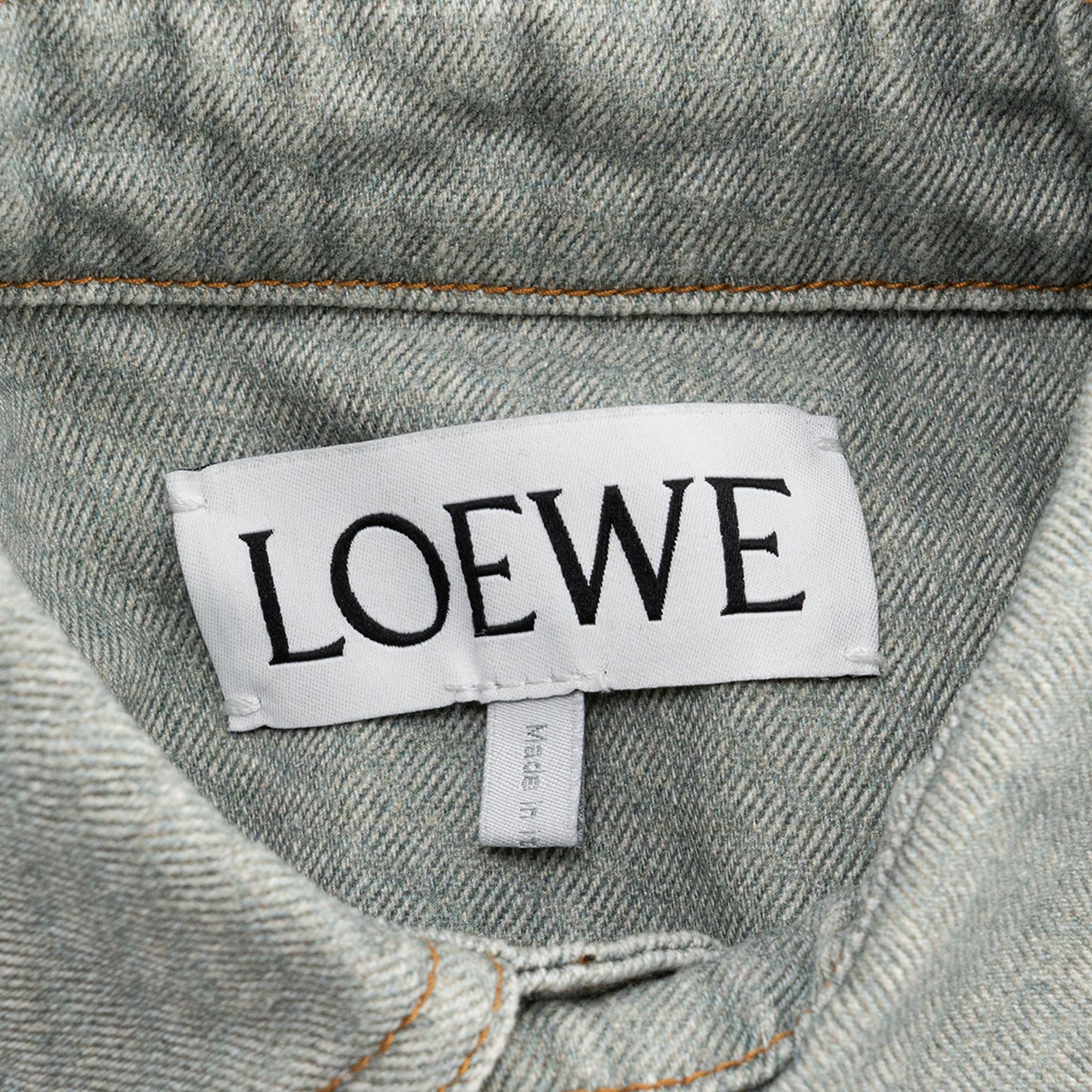 LOEWE - Veste Loewe en denim bleu (T48)