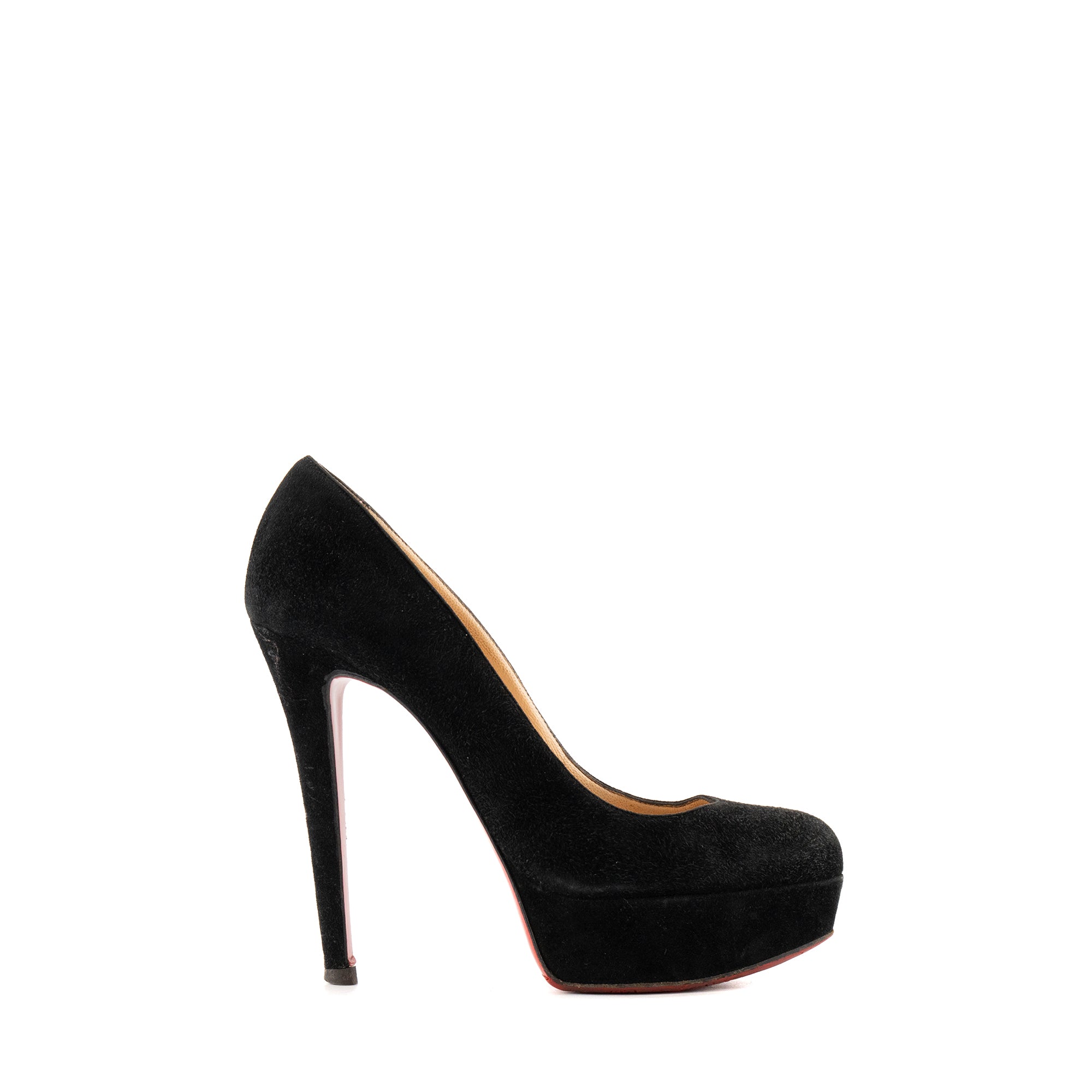 LOUBOUTIN - Escarpins Bianca Louboutin en velours noir (T36,5)