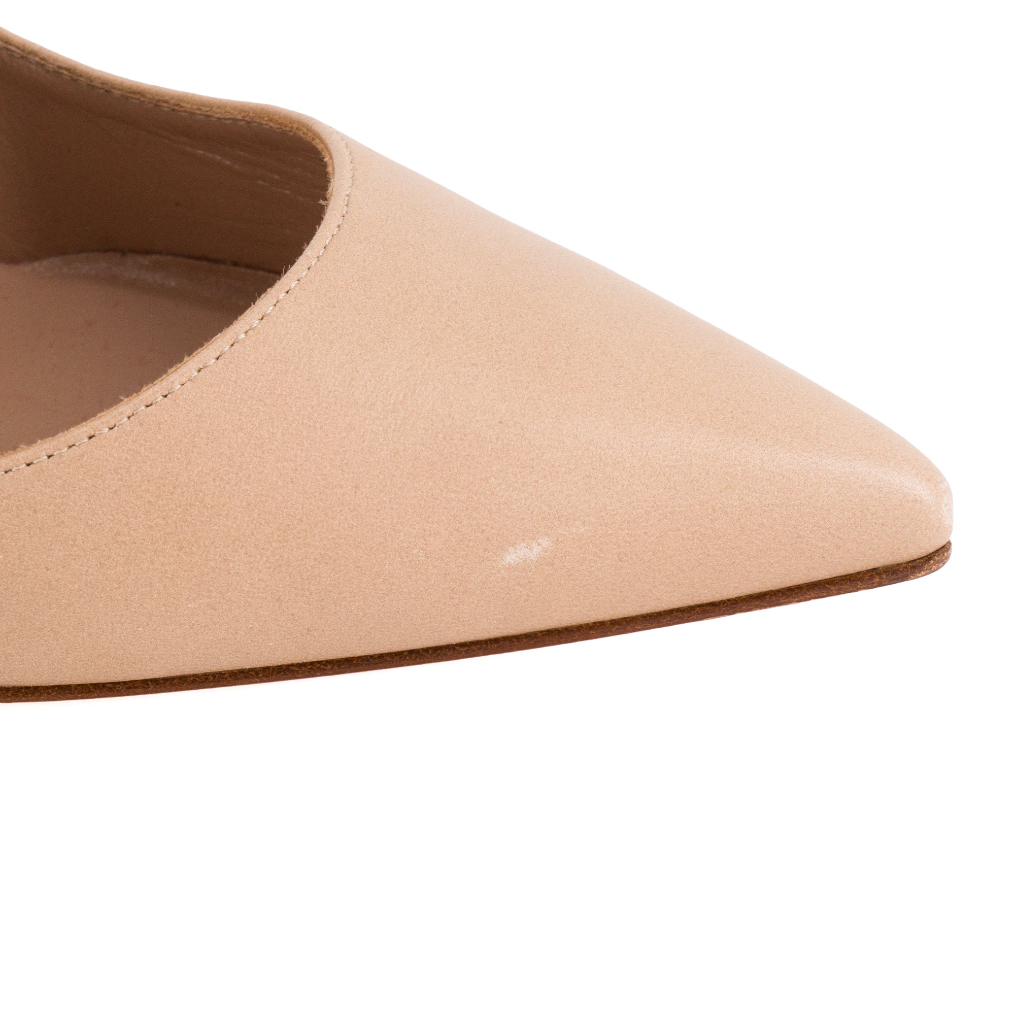 LOUBOUTIN - Escarpins So Kate Louboutin en cuir lisse beige (T38)
