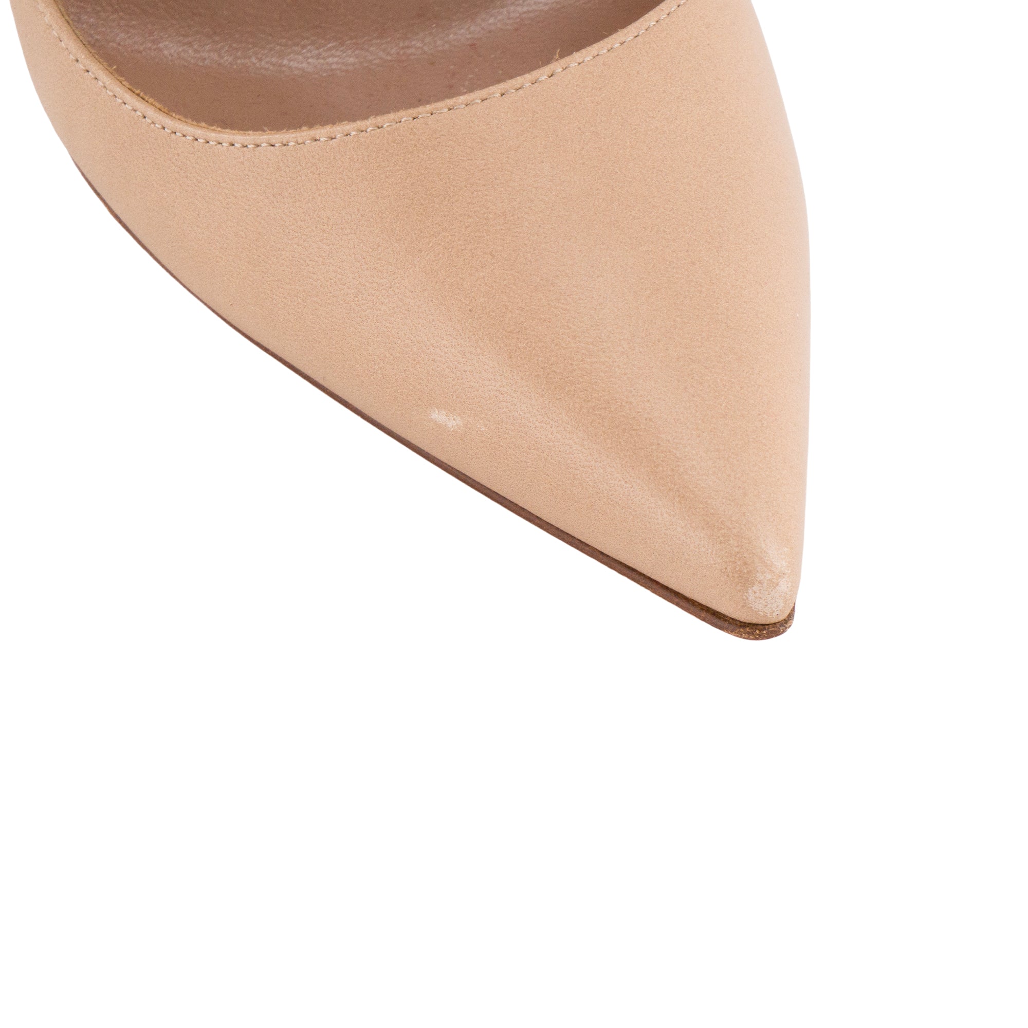 LOUBOUTIN - Escarpins So Kate Louboutin en cuir lisse beige (T38)