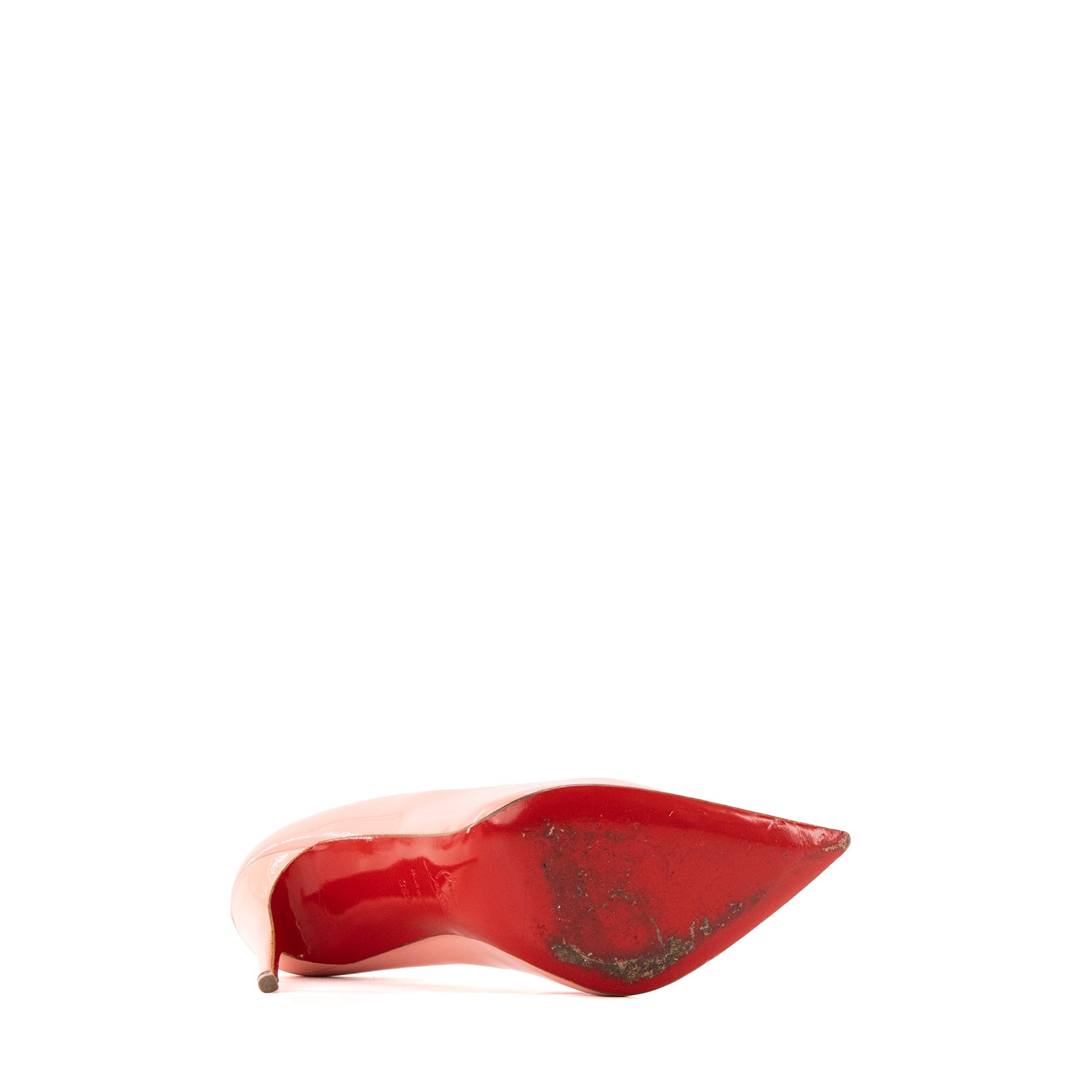 LOUBOUTIN - Escarpins So Kate Louboutin en cuir verni rose (T39,5)