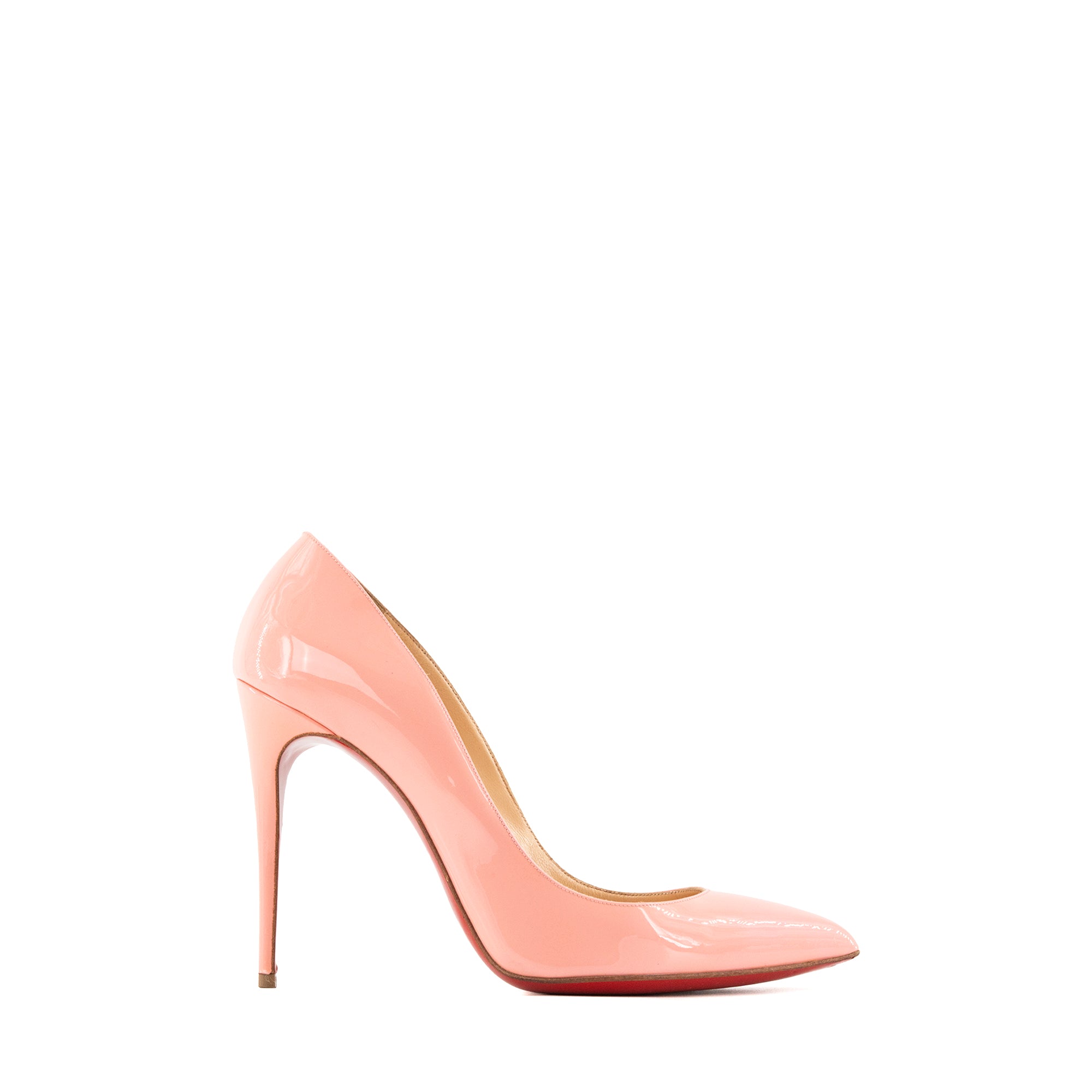 LOUBOUTIN - Escarpins So Kate Louboutin en cuir verni rose (T39,5)