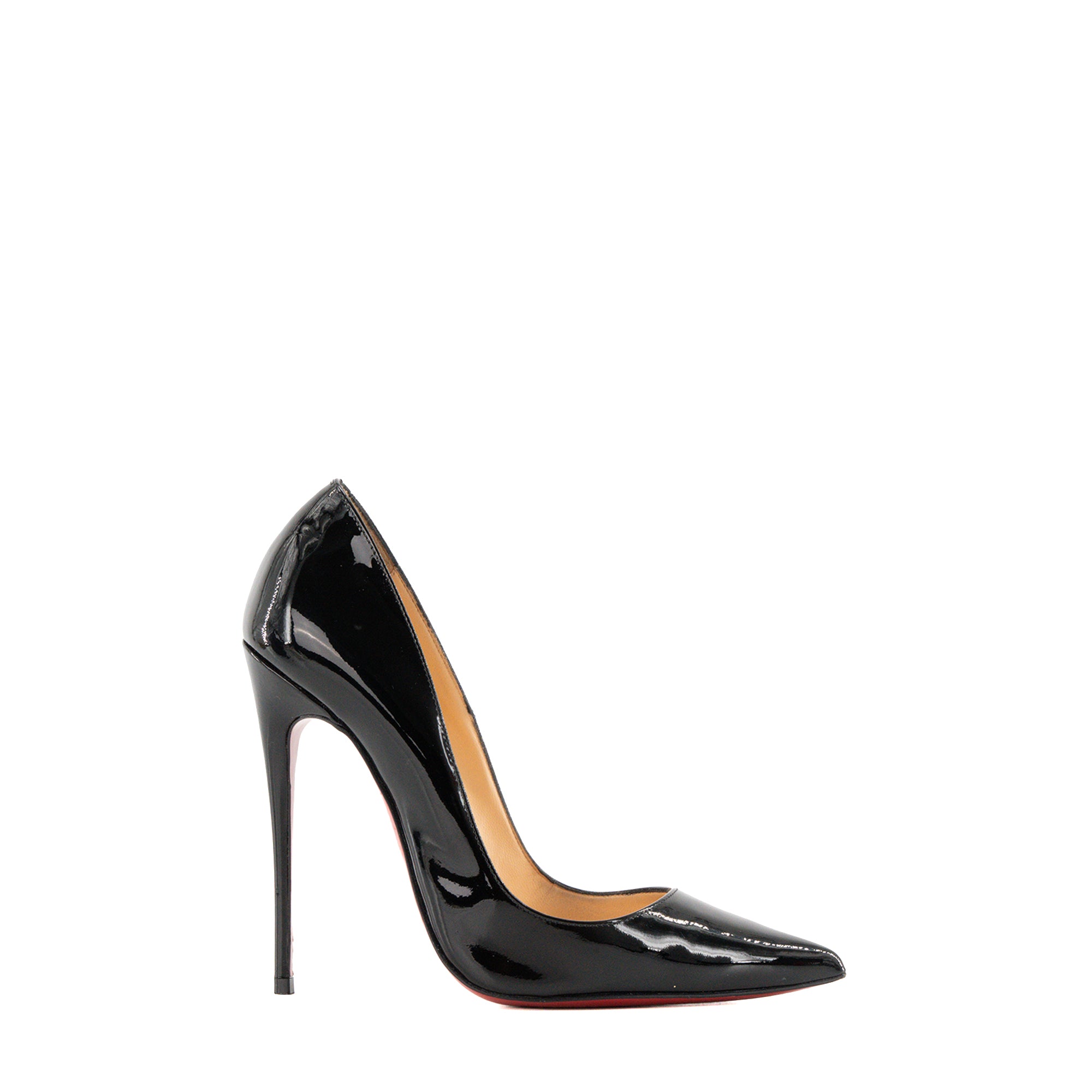 LOUBOUTIN - Escarpins So Kate Louboutin en cuir verni noir (T37)