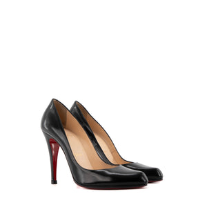 LOUBOUTIN - Escarpins Pigalle Louboutin en cuir noir (T37.5)