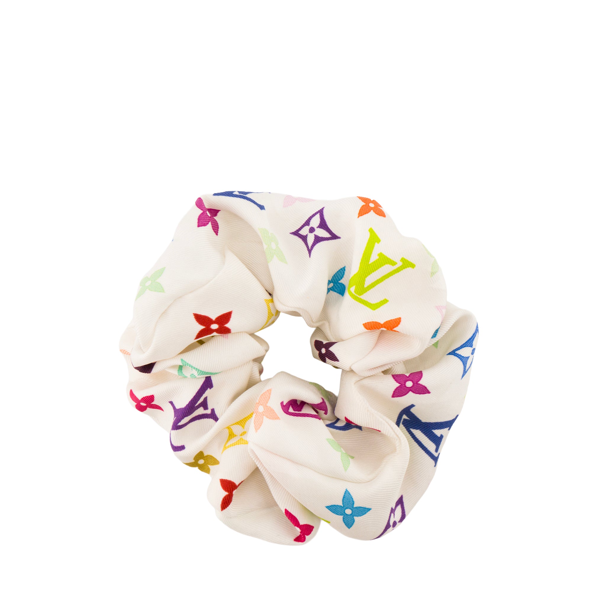 LOUIS VUITTON - Accessoire de cheveux Louis Vuitton x Murakami en soie multicolore