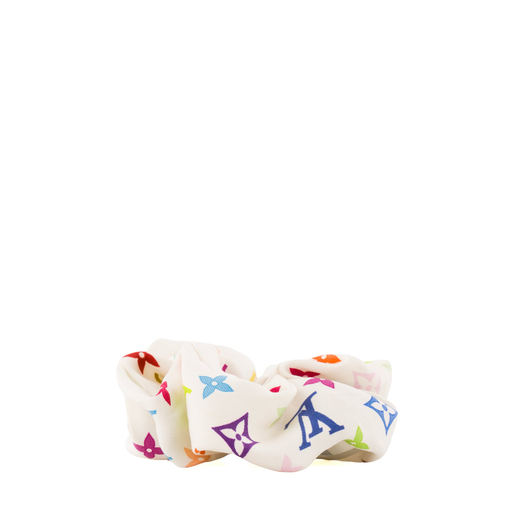 LOUIS VUITTON - Accessoire de cheveux Louis Vuitton x Murakami en soie multicolore