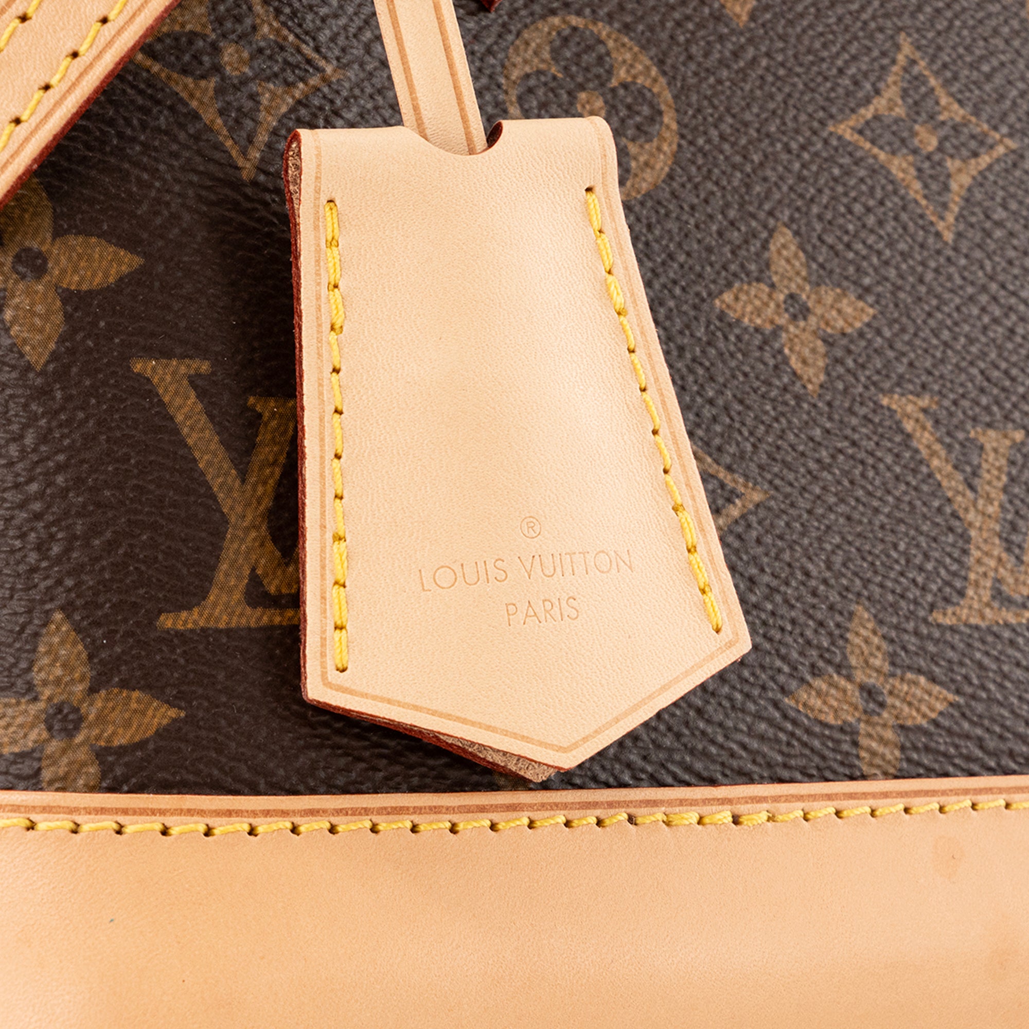 LOUIS VUITTON - Sac à bandoulière Alma BB Louis Vuitton en toile enduite monogrammée