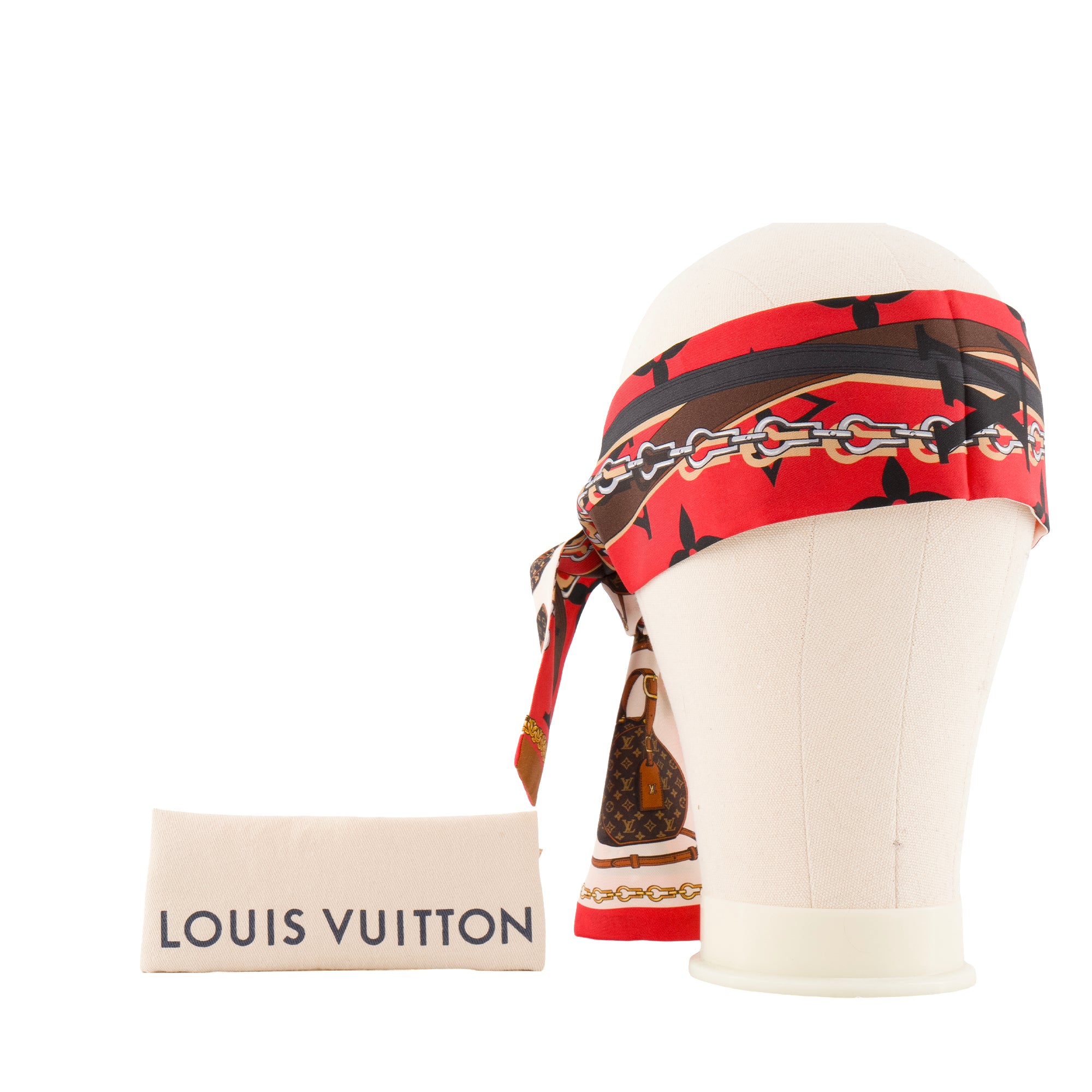 LOUIS VUITTON - Bandeau Louis Vuitton en soie multicolore