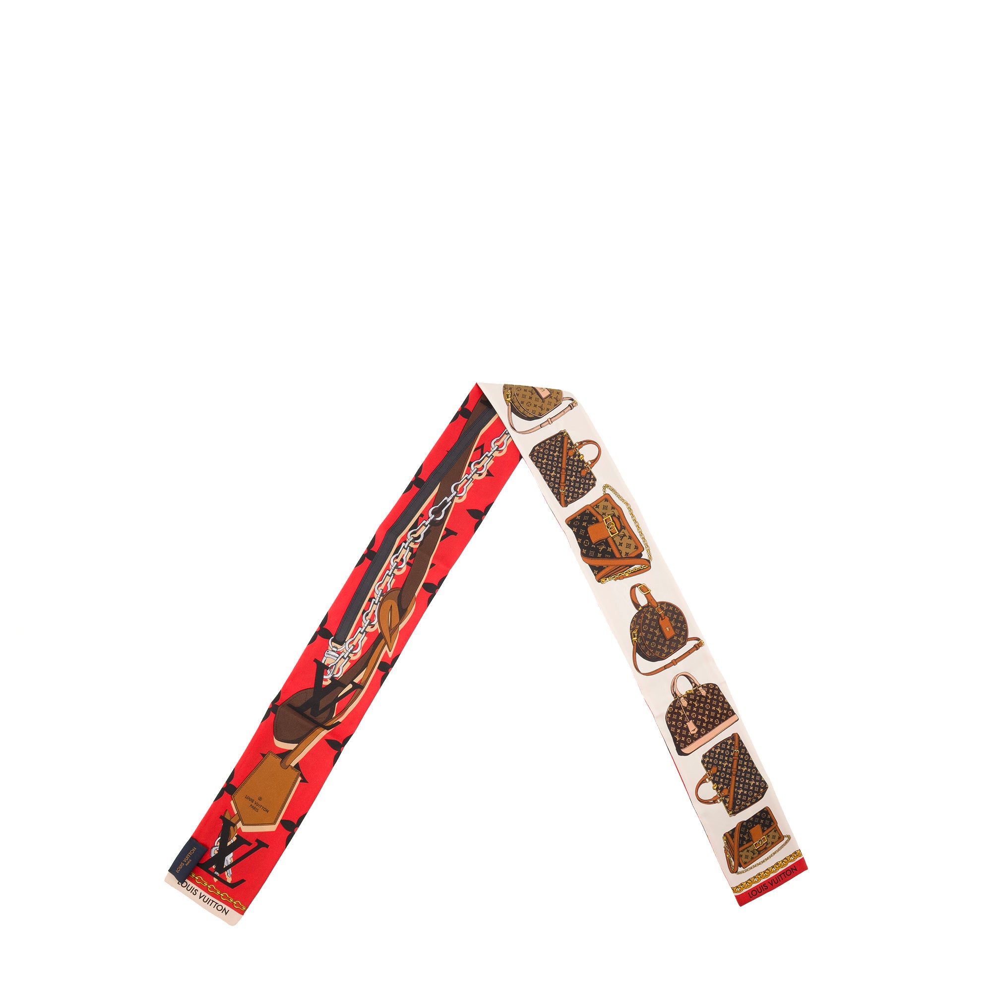 LOUIS VUITTON - Bandeau Louis Vuitton en soie multicolore