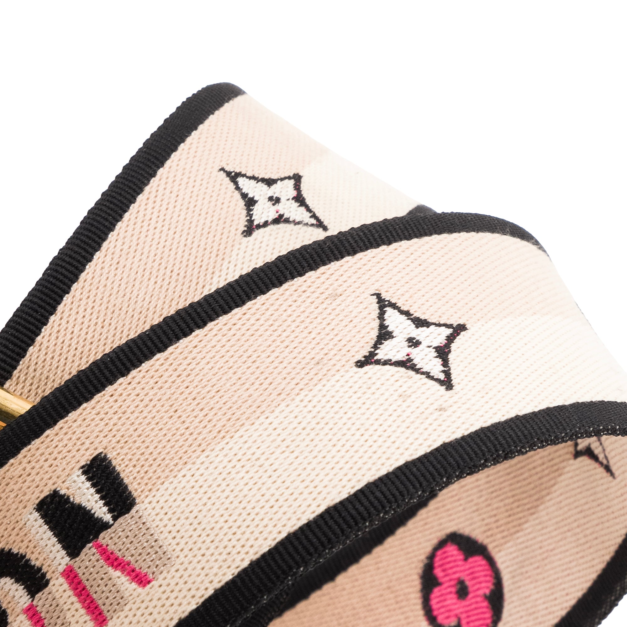 LOUIS VUITTON - Bandoulière réglable Louis Vuitton en toile beige