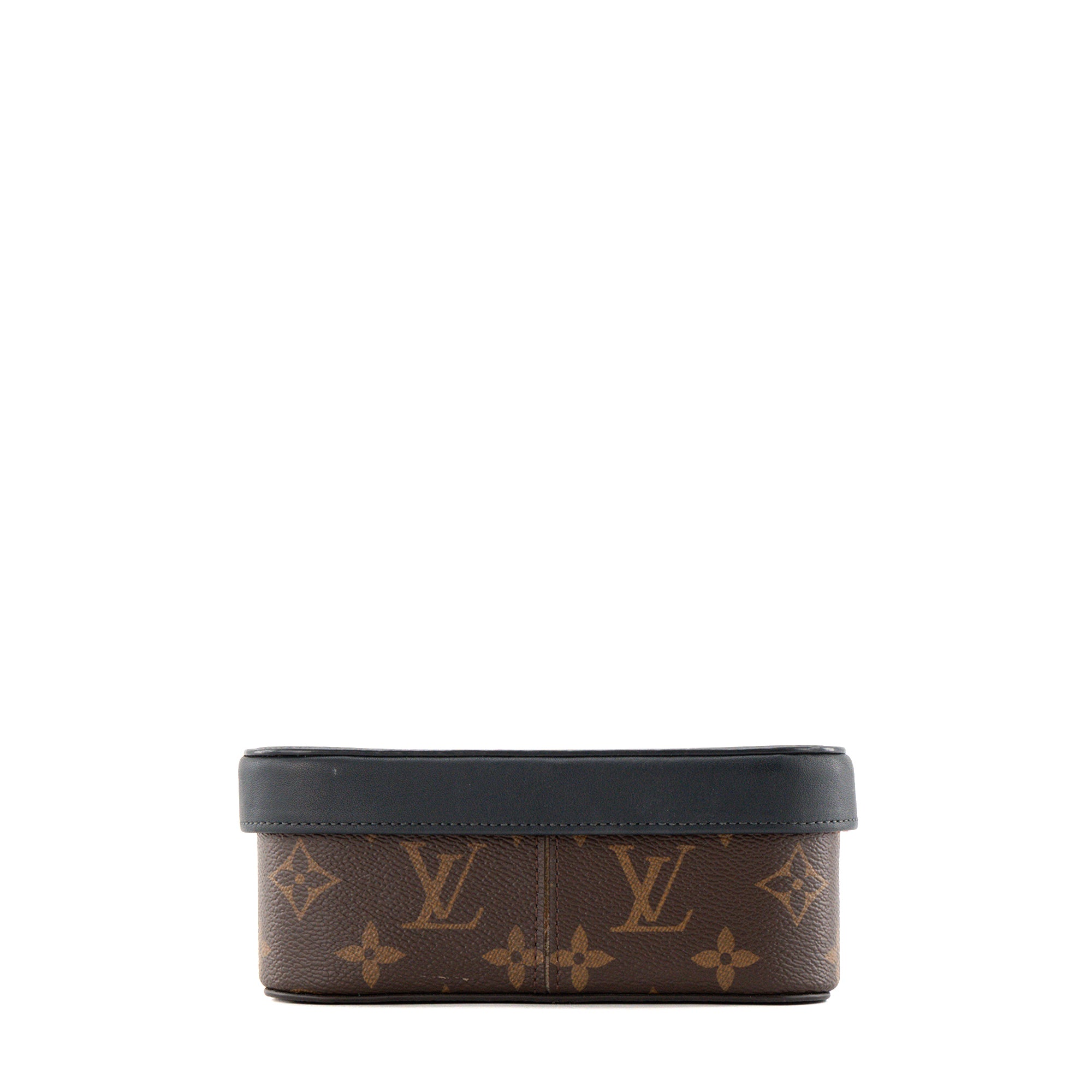 LOUIS VUITTON - Boîte Camille Louis Vuitton en cuir et toile enduite monogrammée