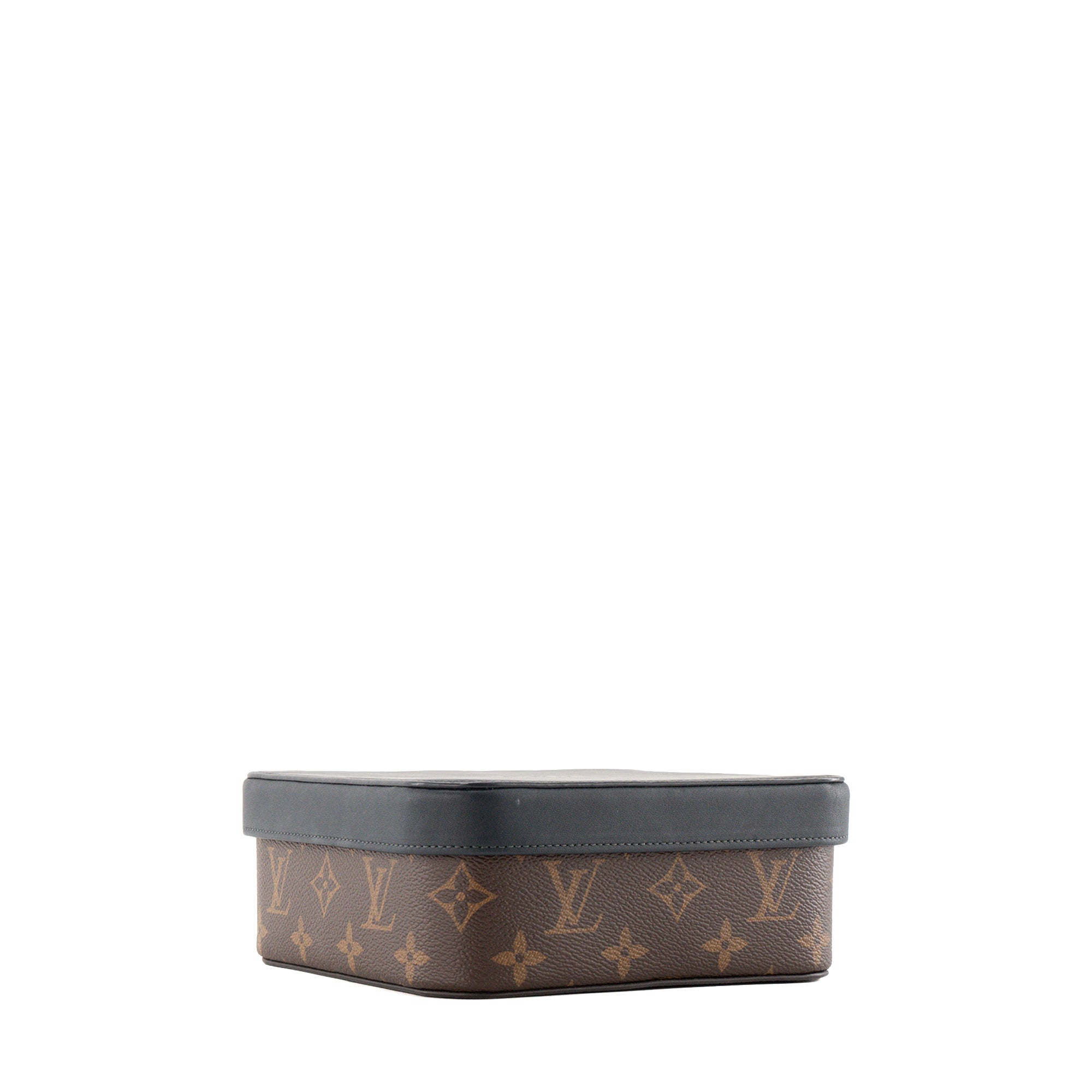LOUIS VUITTON - Boîte Camille Louis Vuitton en cuir et toile enduite monogrammée