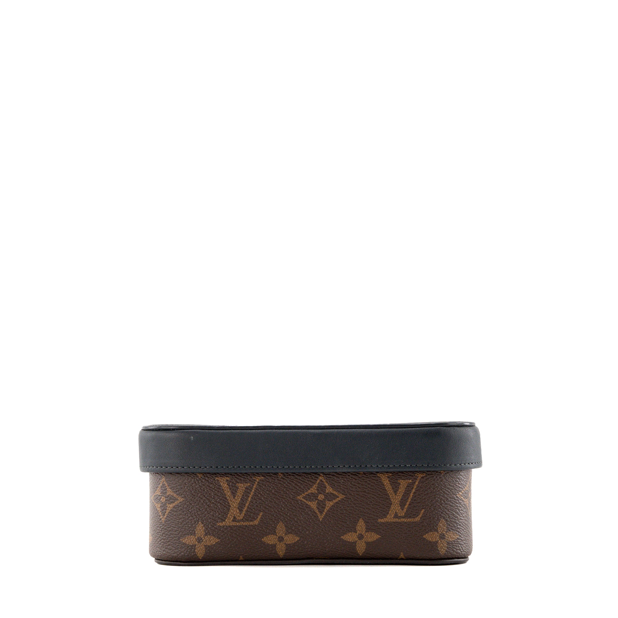 LOUIS VUITTON - Boîte Camille Louis Vuitton en cuir et toile enduite monogrammée
