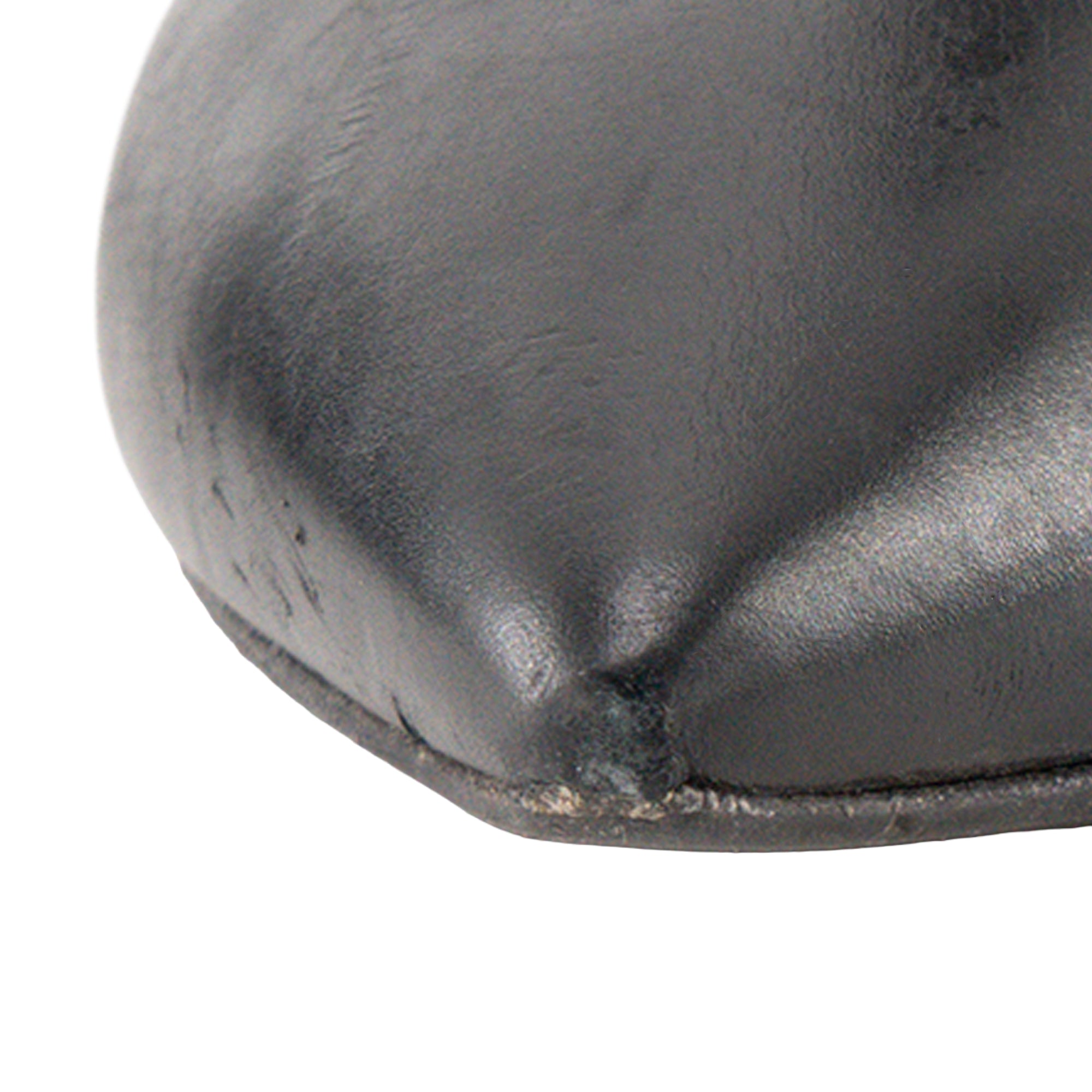 LOUIS VUITTON - Bottines à talons Louis Vuitton en cuir lisse noir (T38)