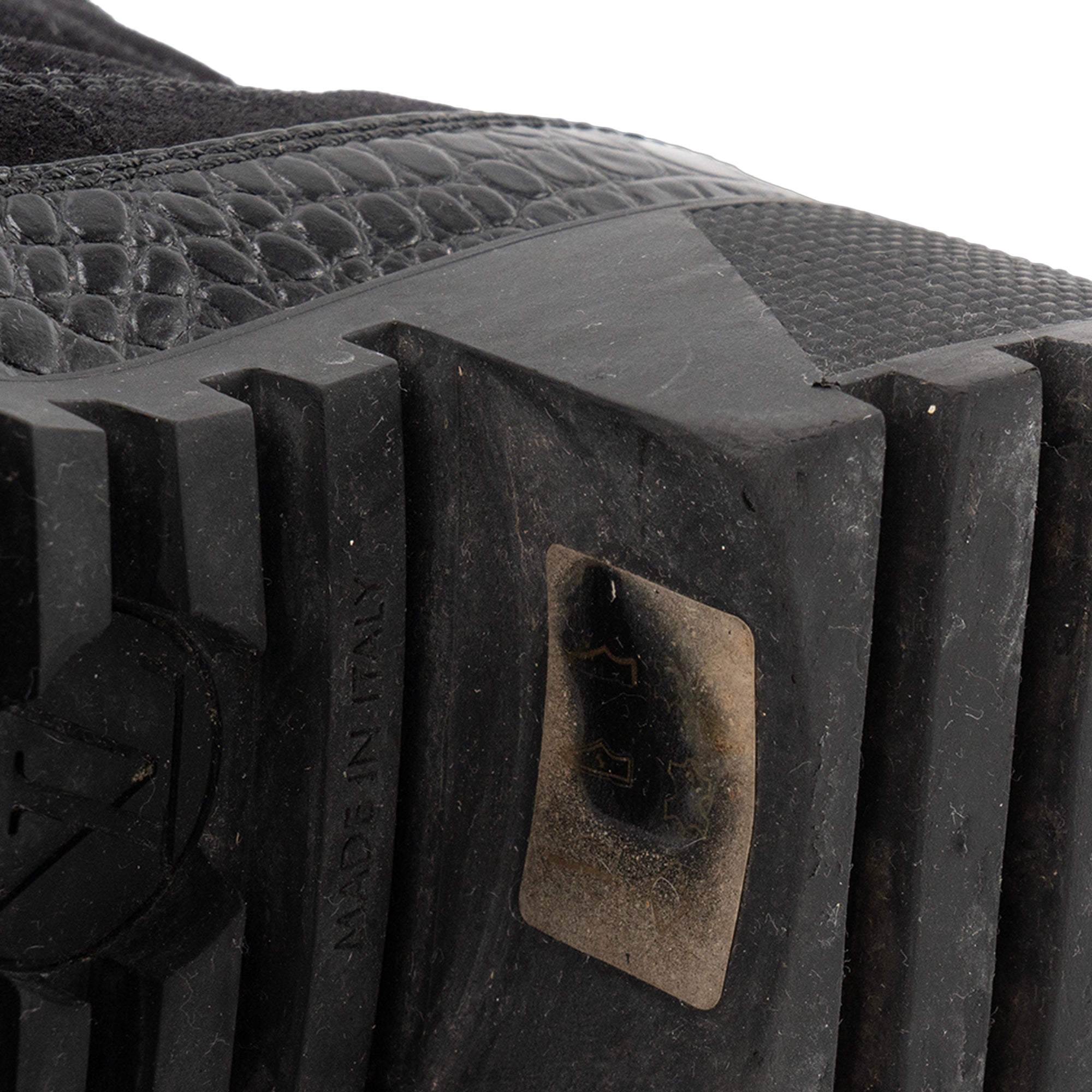 LOUIS VUITTON - Bottines Lauréate Louis Vuitton en toile monogrammée et cuir noir (T38)