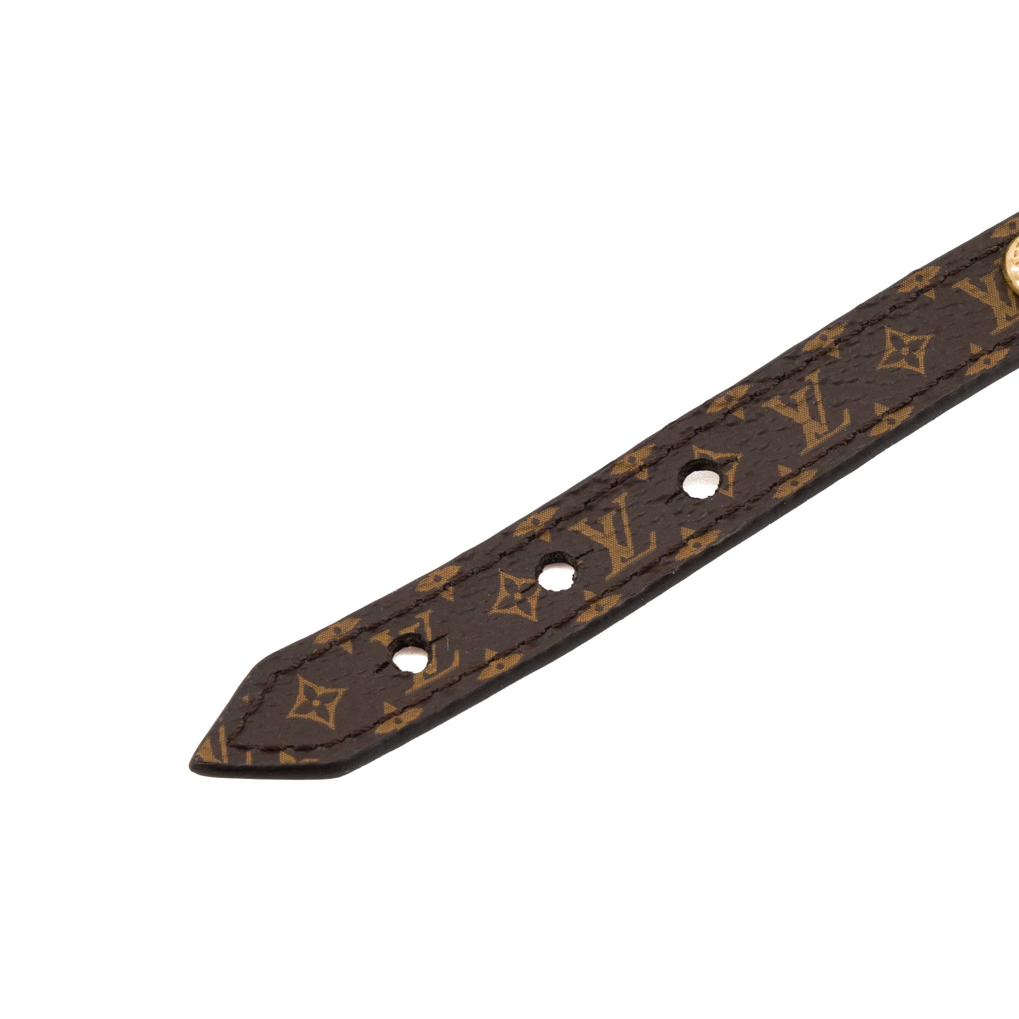 LOUIS VUITTON - Bracelet Blooming Louis Vuitton en toile enduite monogrammée