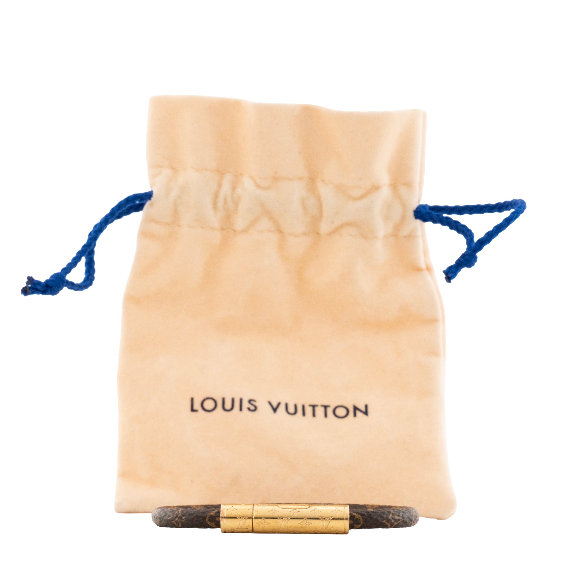 LOUIS VUITTON - Bracelet LV Confidential Louis Vuitton en toile monogrammée (T17)