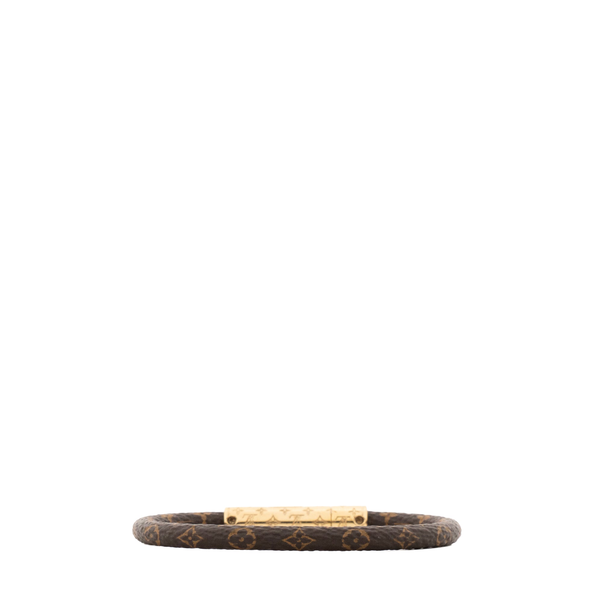 LOUIS VUITTON - Bracelet LV Confidential Louis Vuitton en toile monogrammée (T17)