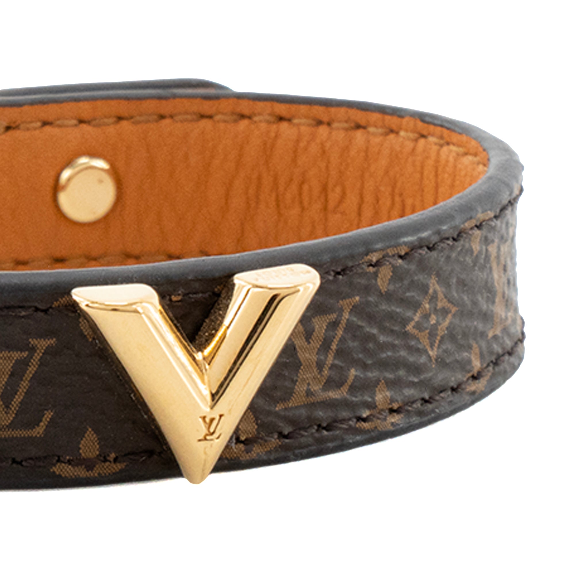 LOUIS VUITTON - Bracelet Essential V Louis Vuitton en toile monogrammée (T17)