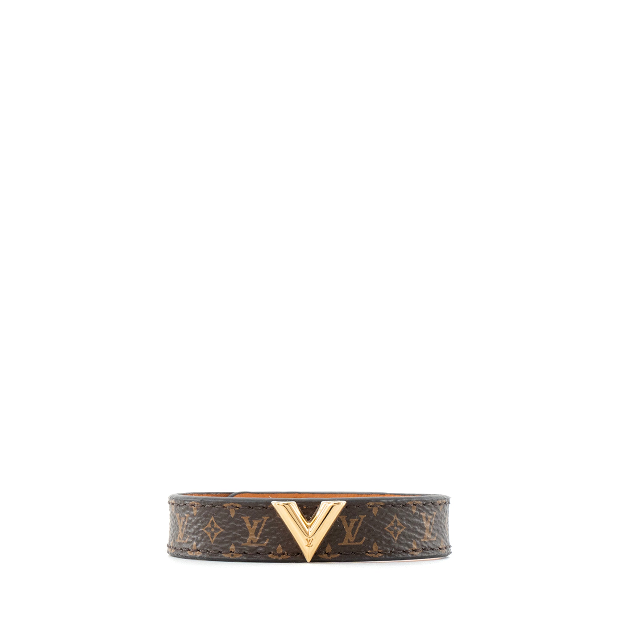 LOUIS VUITTON - Bracelet Essential V Louis Vuitton en toile monogrammée (T17)