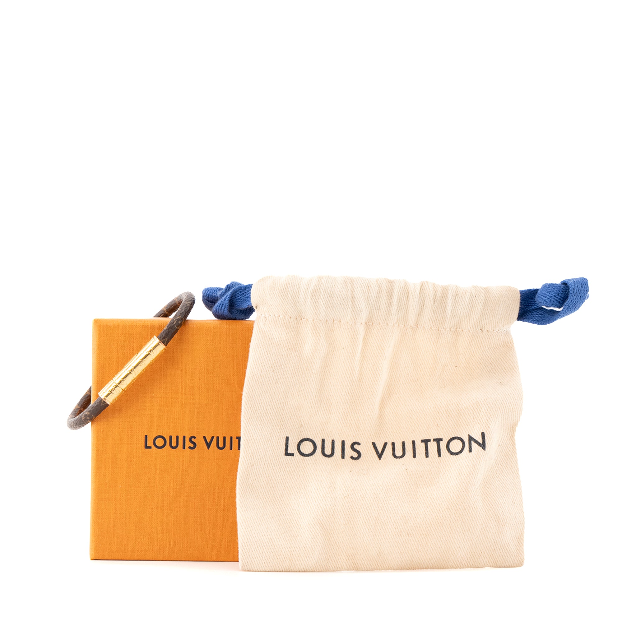 LOUIS VUITTON - Bracelet Keep It Louis Vuitton en toile monogrammée