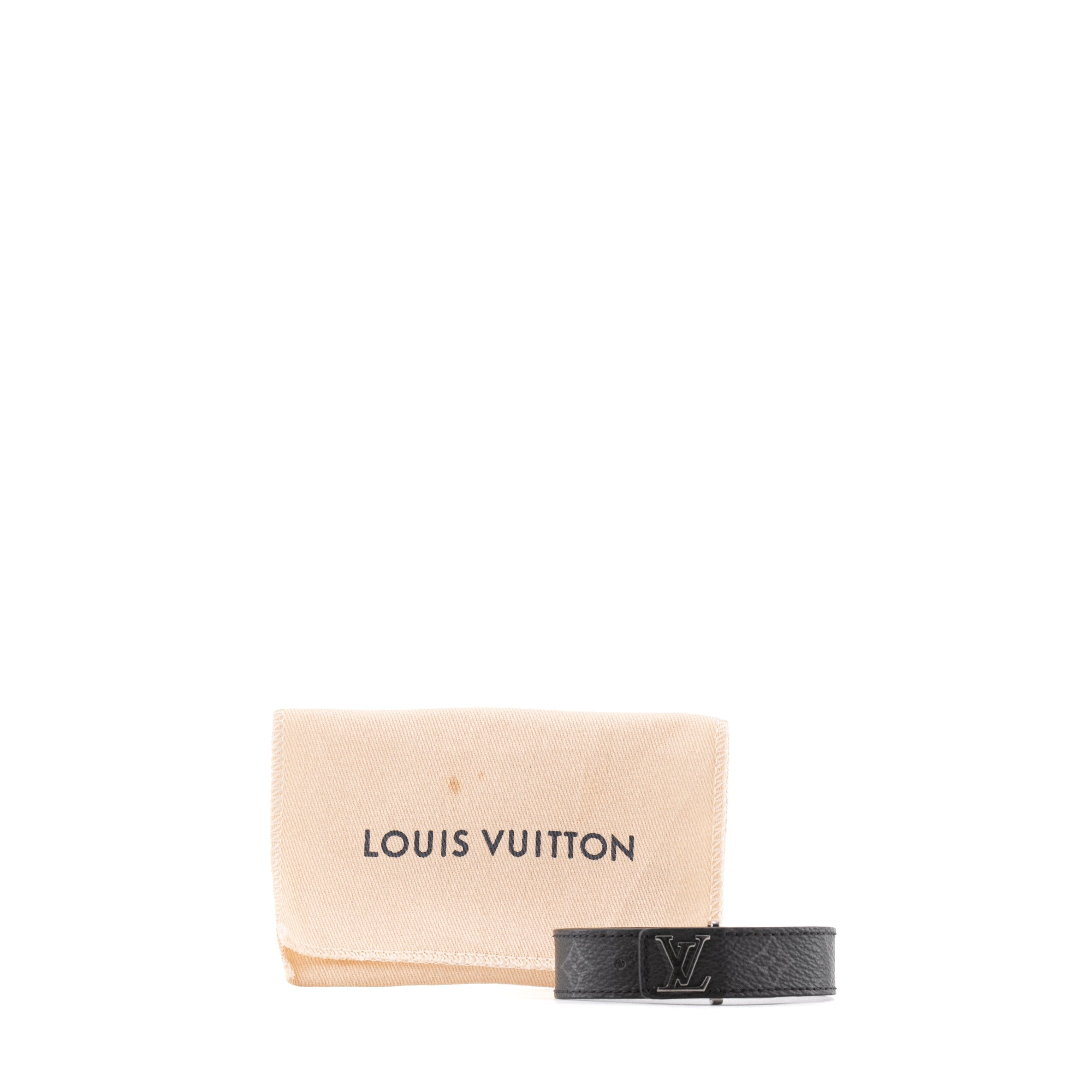 LOUIS VUITTON - Bracelet LV Monogram Louis Vuitton en toile enduite monommée éclipse