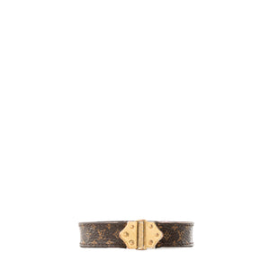 LOUIS VUITTON - Bracelet Nano Louis Vuitton en toile enduite monogrammée